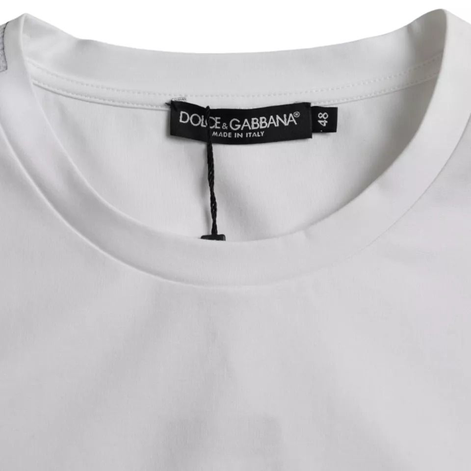 Cotton Round Neck Short Sleeve Men's T-shirt - Dolce & Gabbana - Modalova