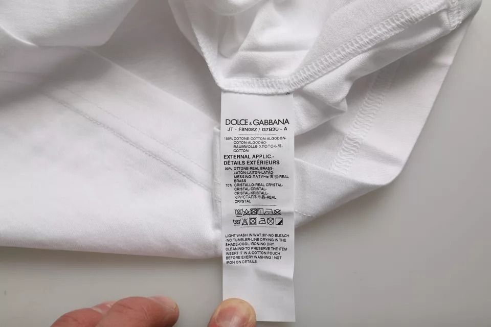 Cotton Round Neck Short Sleeve Men's T-shirt (Pre-Owned) - Dolce & Gabbana - Modalova