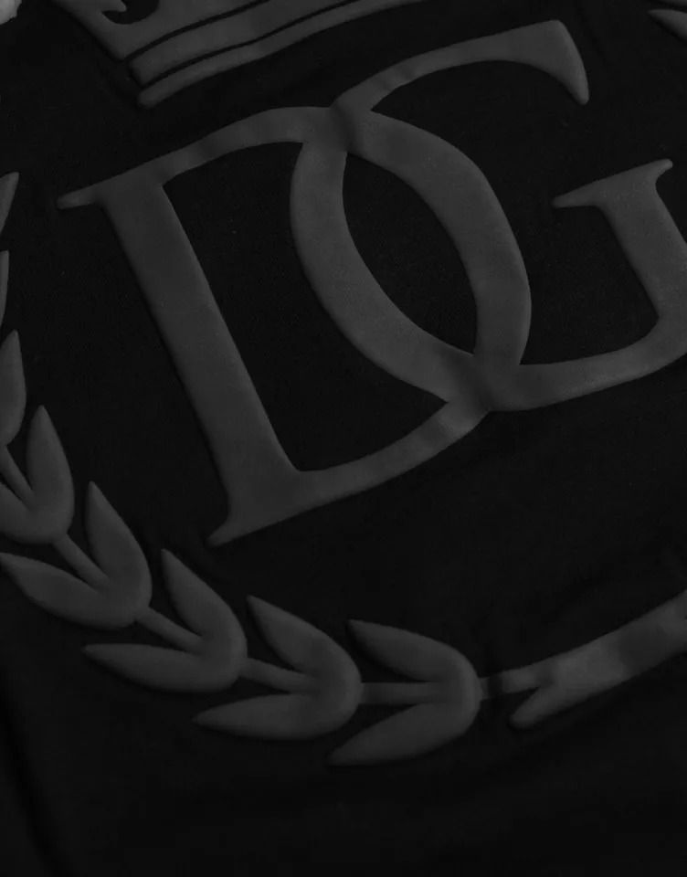 Logo Embossed Cotton Crew Neck Men's T-shirt - Dolce & Gabbana - Modalova