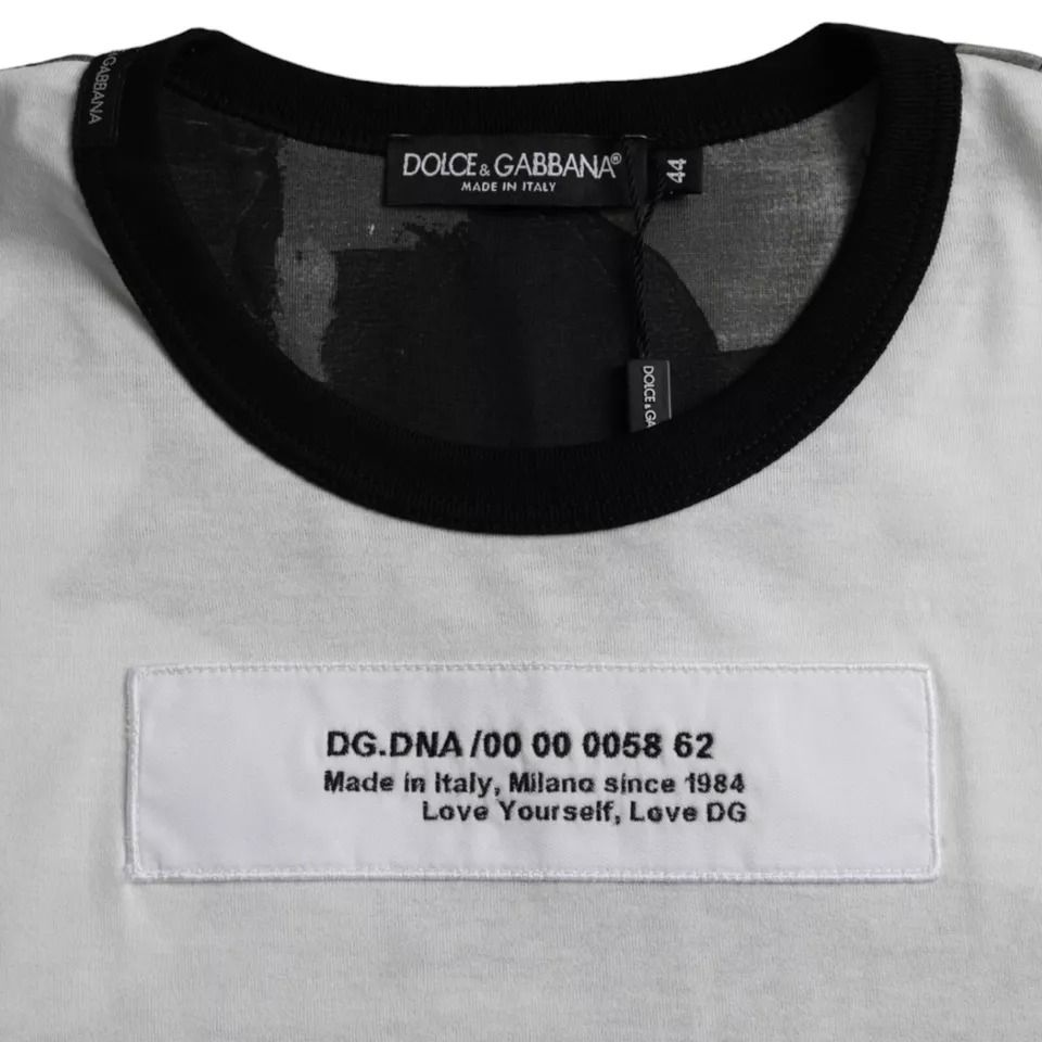 Camouflage Round Neck Men's T-shirt - Dolce & Gabbana - Modalova