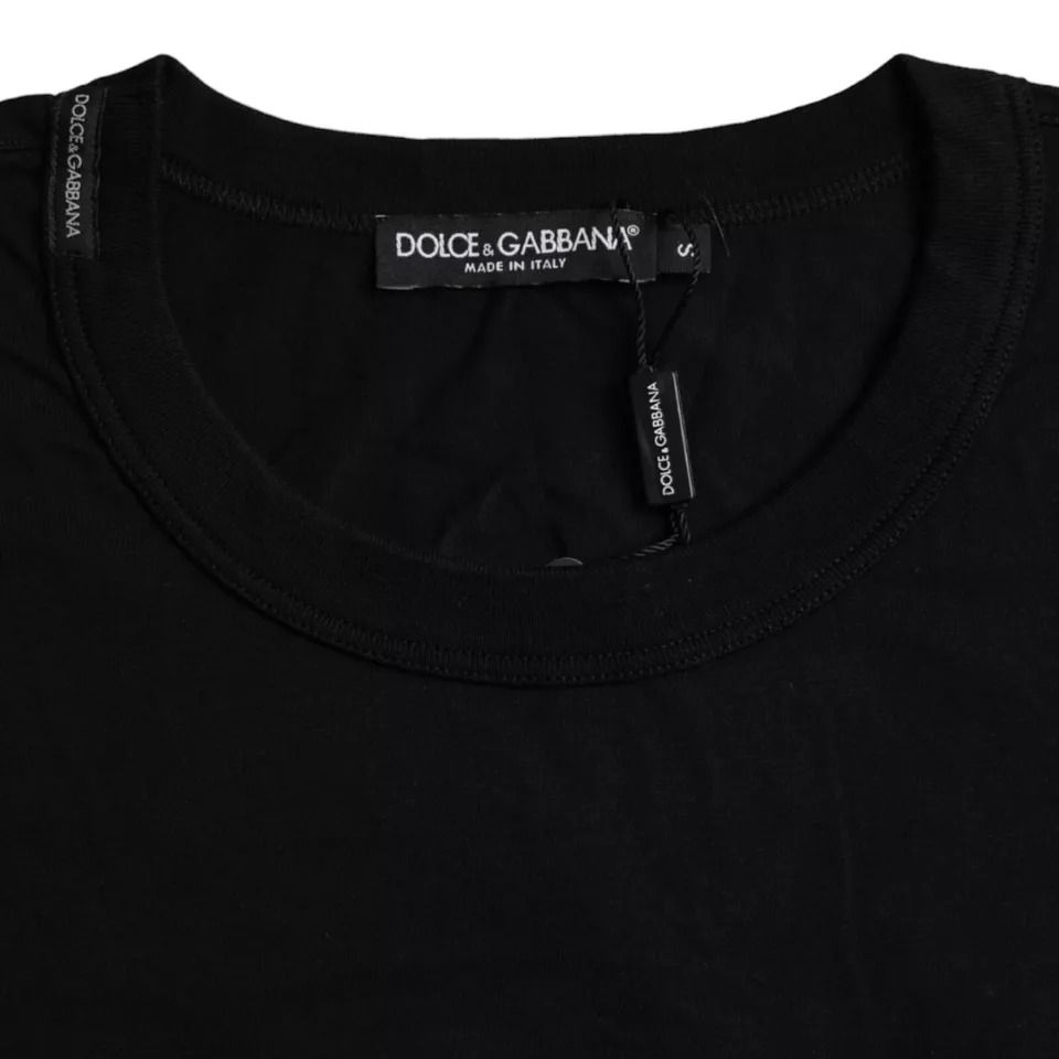 Logo Embossed Cotton Crew Neck Men's T-shirt (Pre-Owned) - Dolce & Gabbana - Modalova