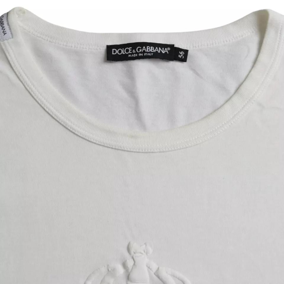 Logo Embossed Cotton Crewneck Men's T-shirt (Pre-Owned) - Dolce & Gabbana - Modalova