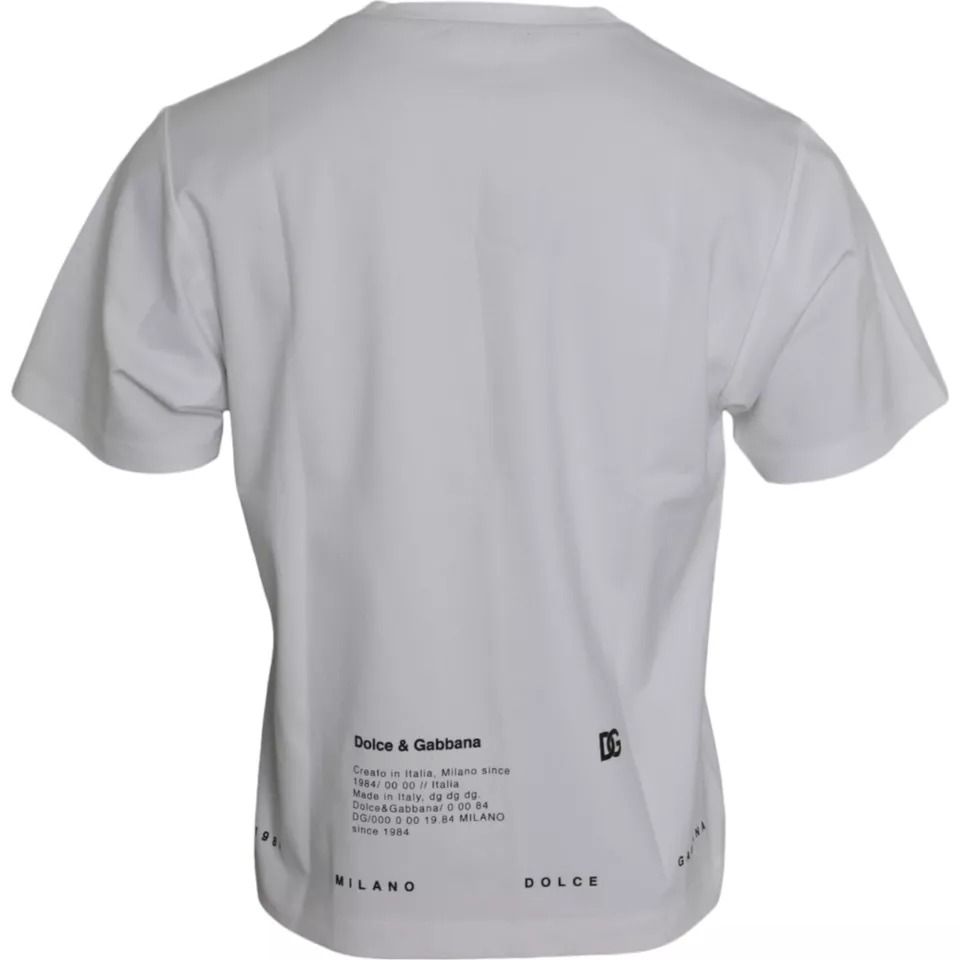Red Lips Print Cotton Men Men's T-shirt (Pre-Owned) - Dolce & Gabbana - Modalova