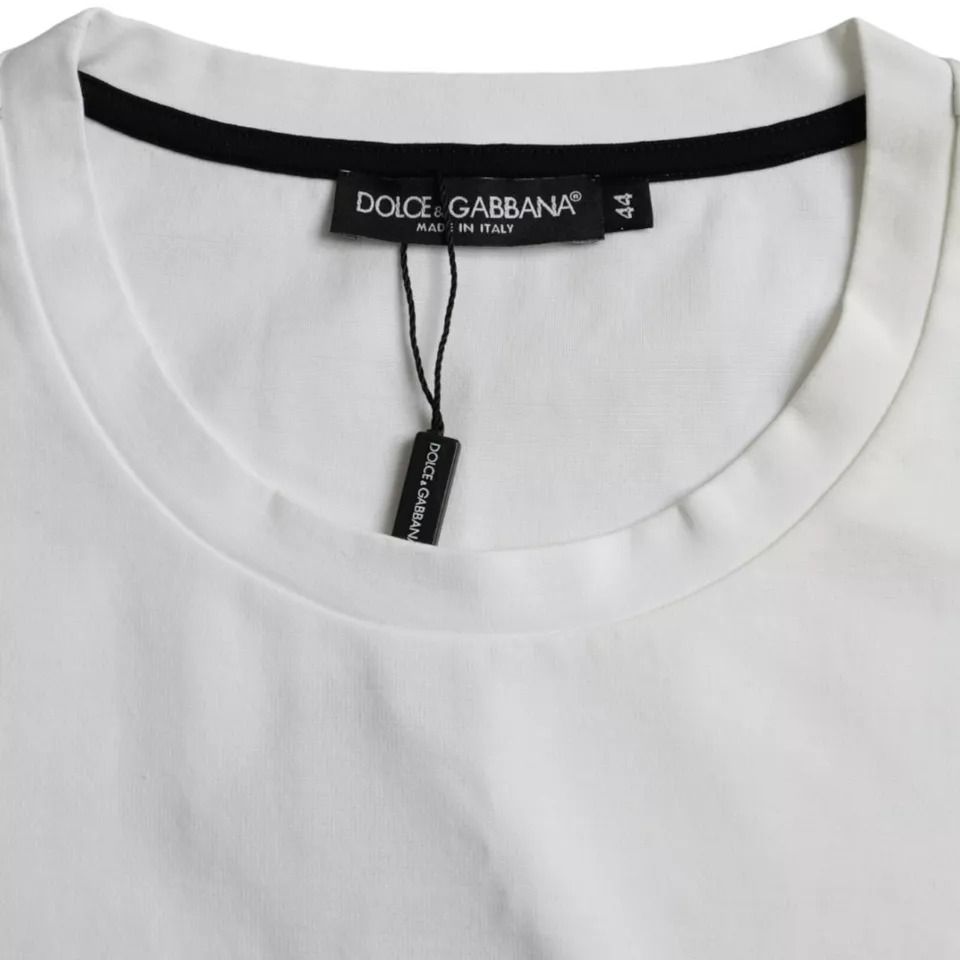 Red Lips Print Cotton Men Men's T-shirt (Pre-Owned) - Dolce & Gabbana - Modalova