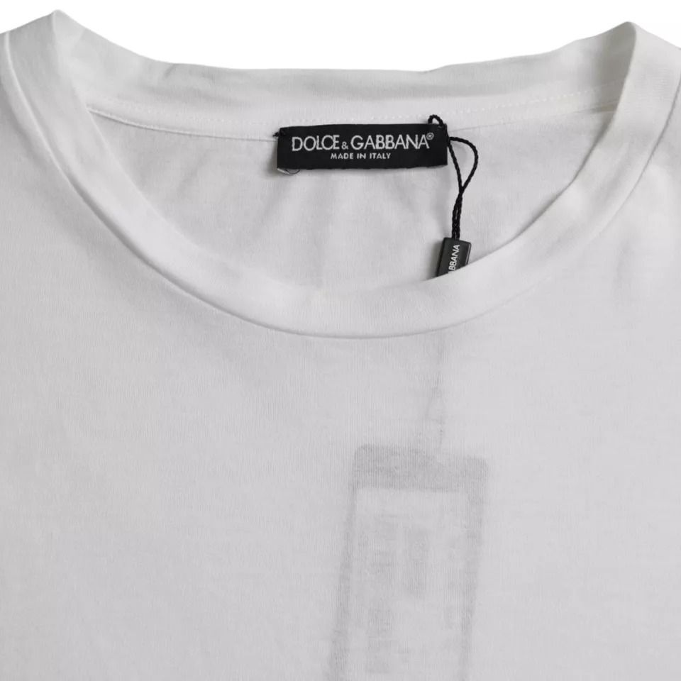 Cotton Round Neck Short Sleeve Men's T-shirt - Dolce & Gabbana - Modalova