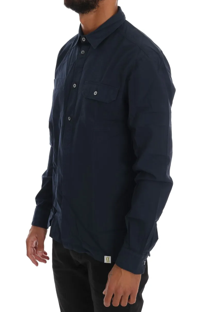 Casual Cotton Long Sleeve Men's Shirt - John Galliano - Modalova