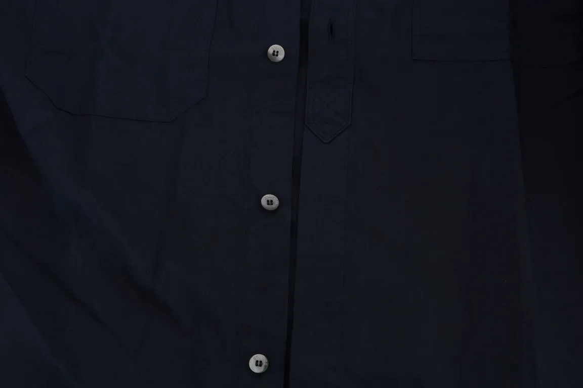 Casual Cotton Long Sleeve Men's Shirt - John Galliano - Modalova