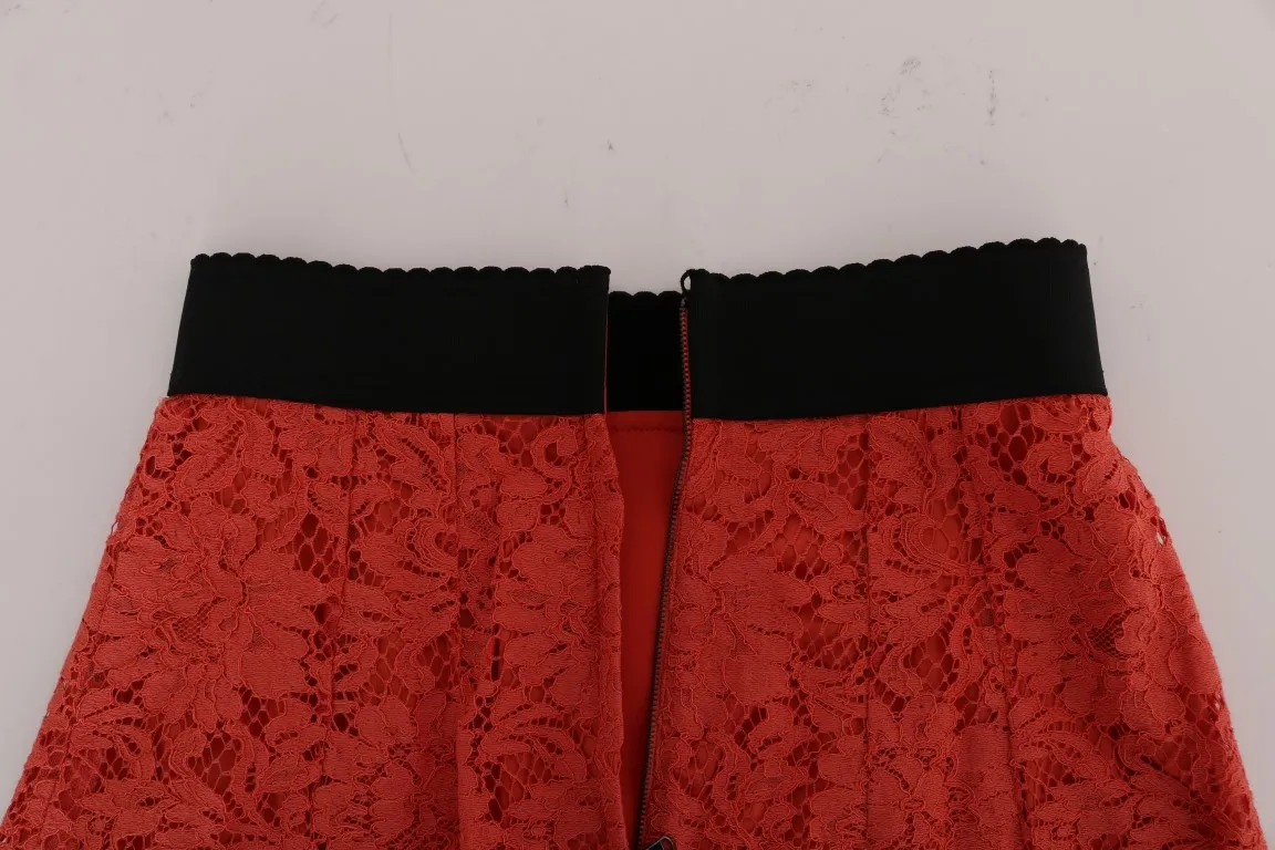 Macramé Lace Pencil Women's Skirt - Dolce & Gabbana - Modalova