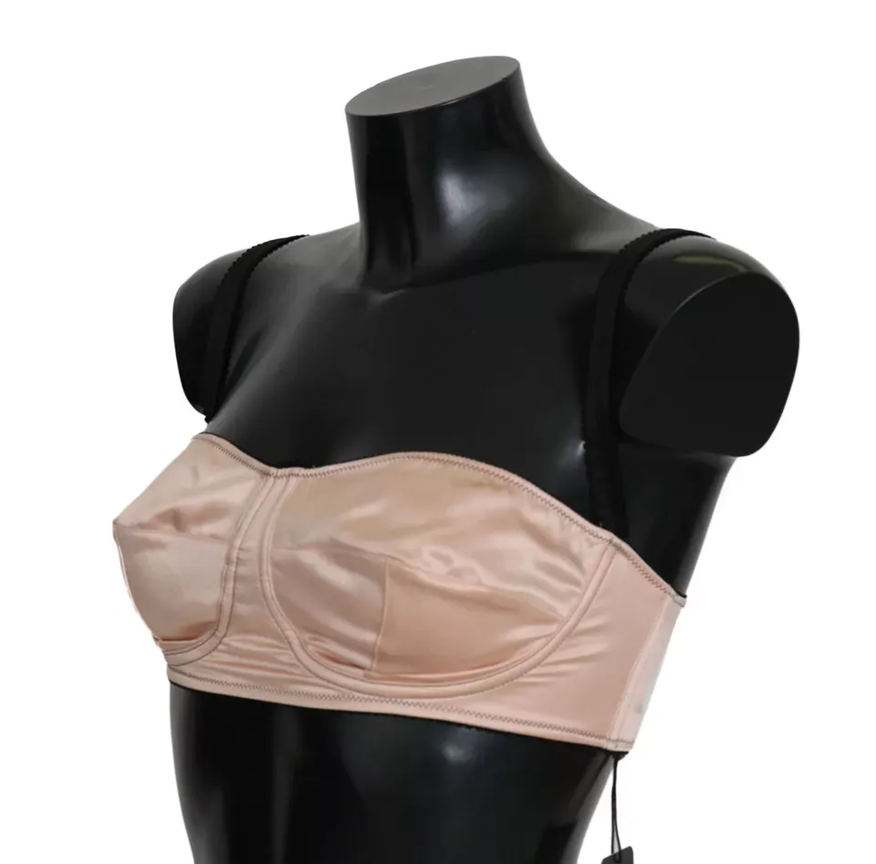 Black Straps Balconcino Women's Bra - Dolce & Gabbana - Modalova
