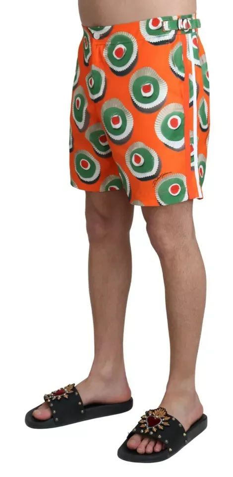 Cupcake Beachwear Shorts Men's Swimwear - Dolce & Gabbana - Modalova