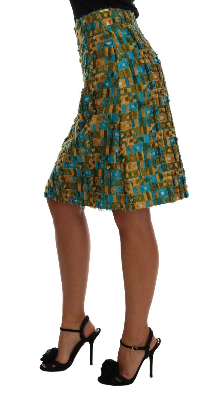 Jacquard Straight Pencil Women's Skirt - Dolce & Gabbana - Modalova