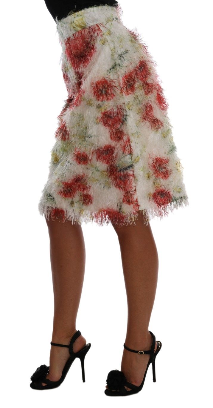 Floral Patterned Pencil Straight Women's Skirt - Dolce & Gabbana - Modalova