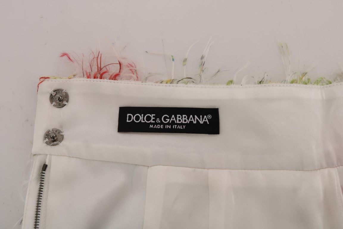 Floral Patterned Pencil Straight Women's Skirt - Dolce & Gabbana - Modalova