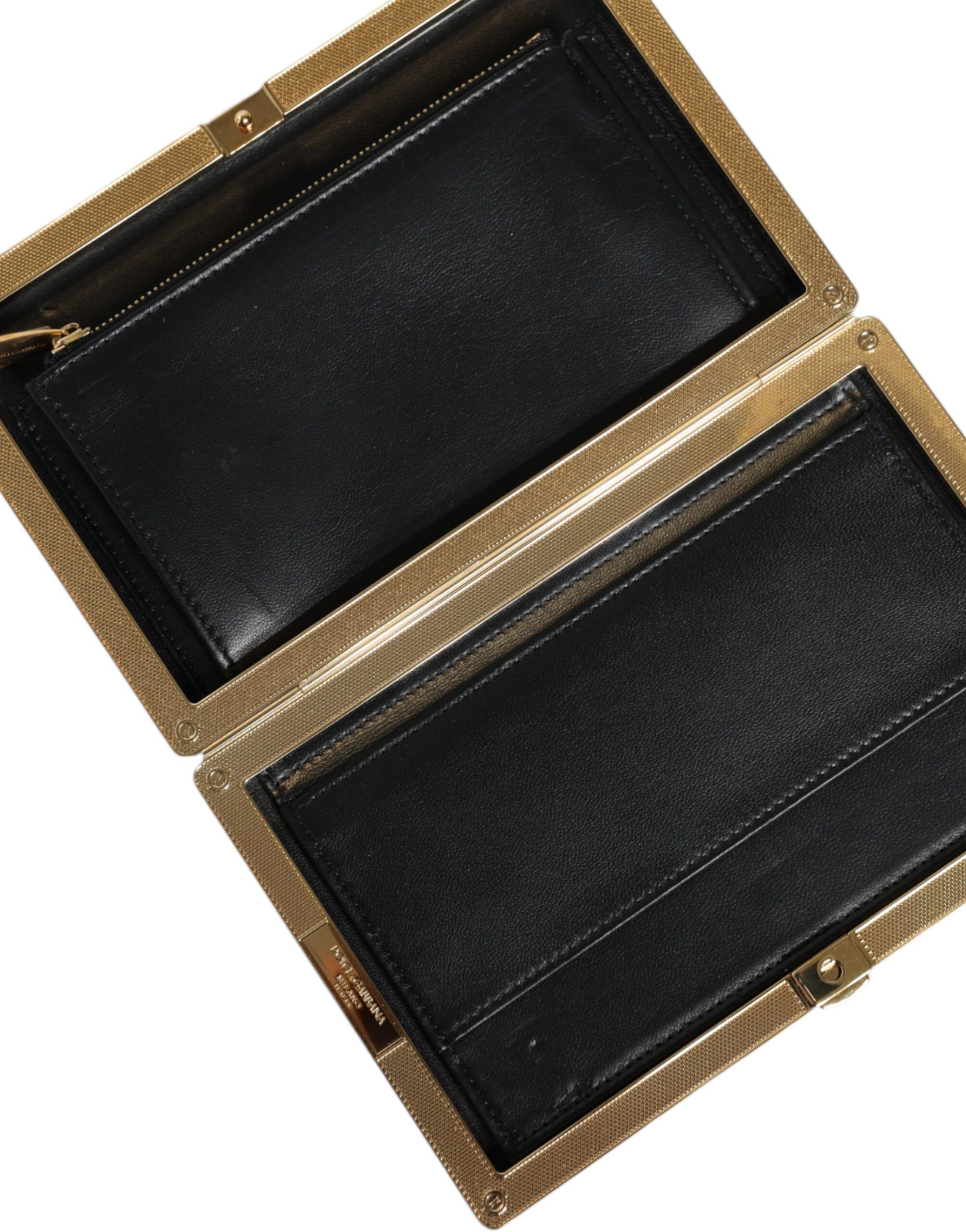 Floral Gold Frame Clutch Evening Purse Women's Bag - Dolce & Gabbana - Modalova
