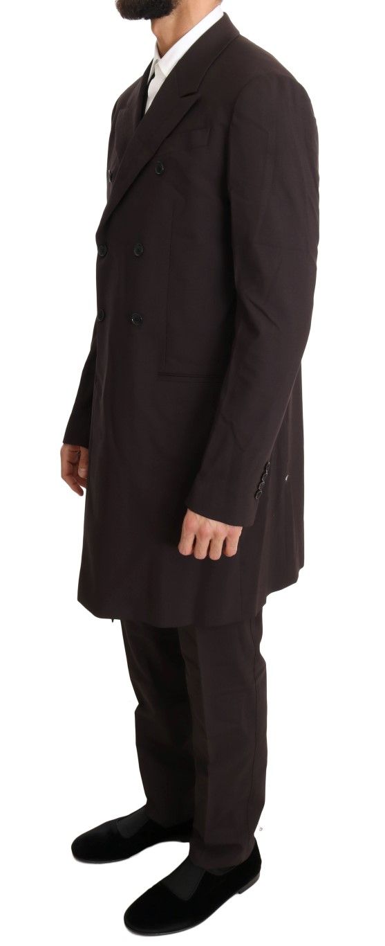 Wool Stretch Long 3 Piece Men's Suit - Dolce & Gabbana - Modalova