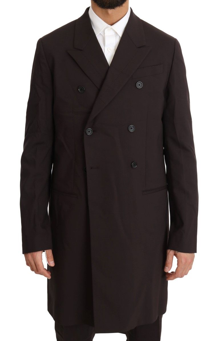 Wool Stretch Long 3 Piece Men's Suit - Dolce & Gabbana - Modalova