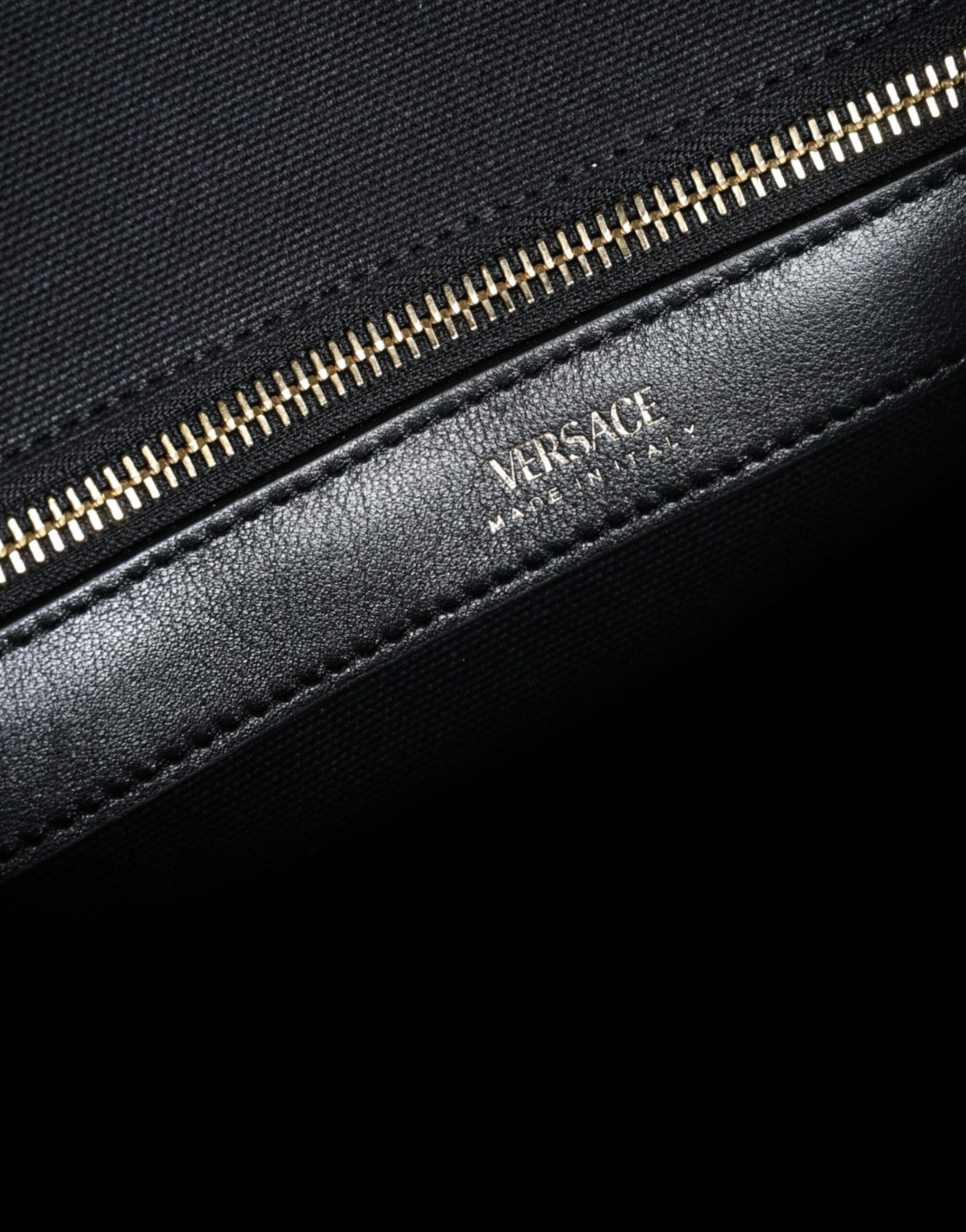 Top Handle Canvas Leather Logo Crossbody Tote Women's Bag - Versace - Modalova