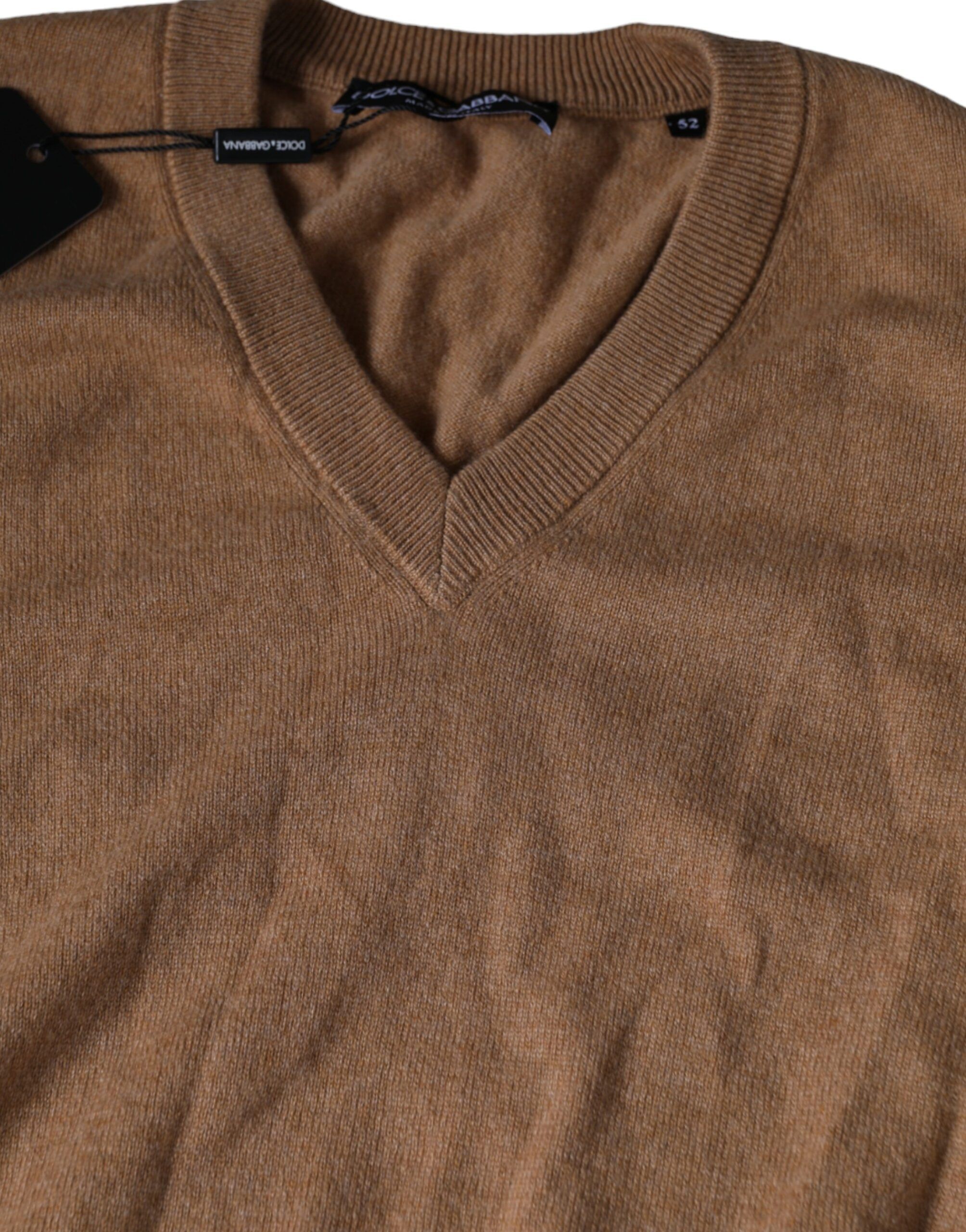 Cashmere Knit V-neck Pullover Men's Sweater (Pre-Owned) - Dolce & Gabbana - Modalova