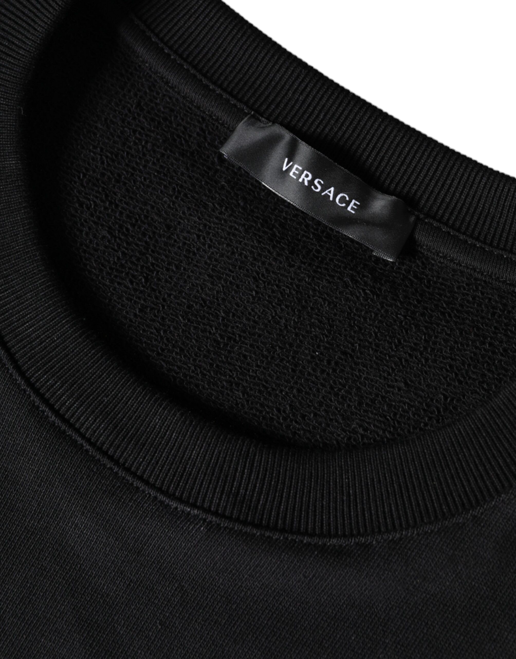 Medusa Fleece Cotton Crew Neck Sweatshirt Men's Sweater - Versace - Modalova