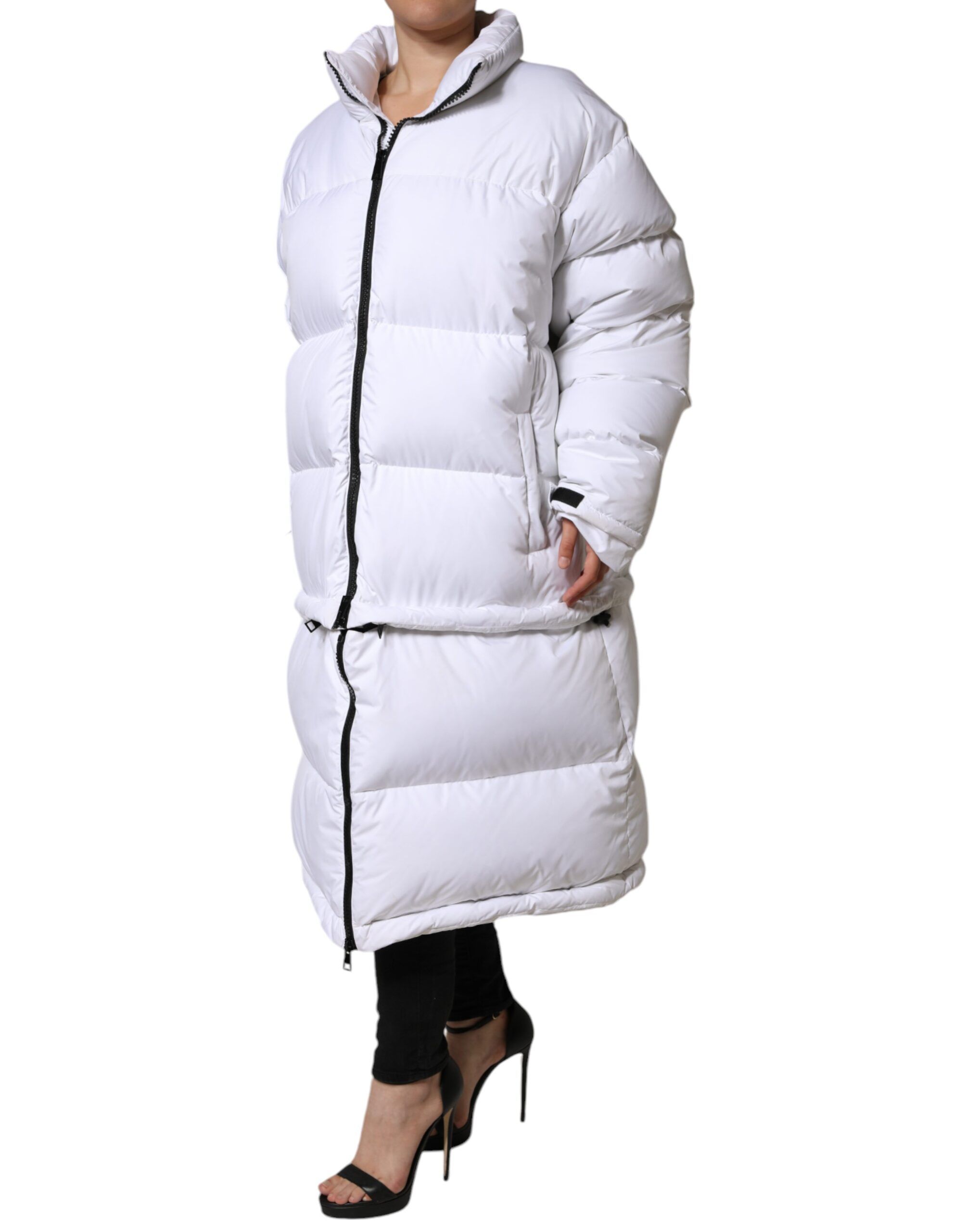 Puffer Quilted Full Zip Coat Women's Jacket - Dolce & Gabbana - Modalova