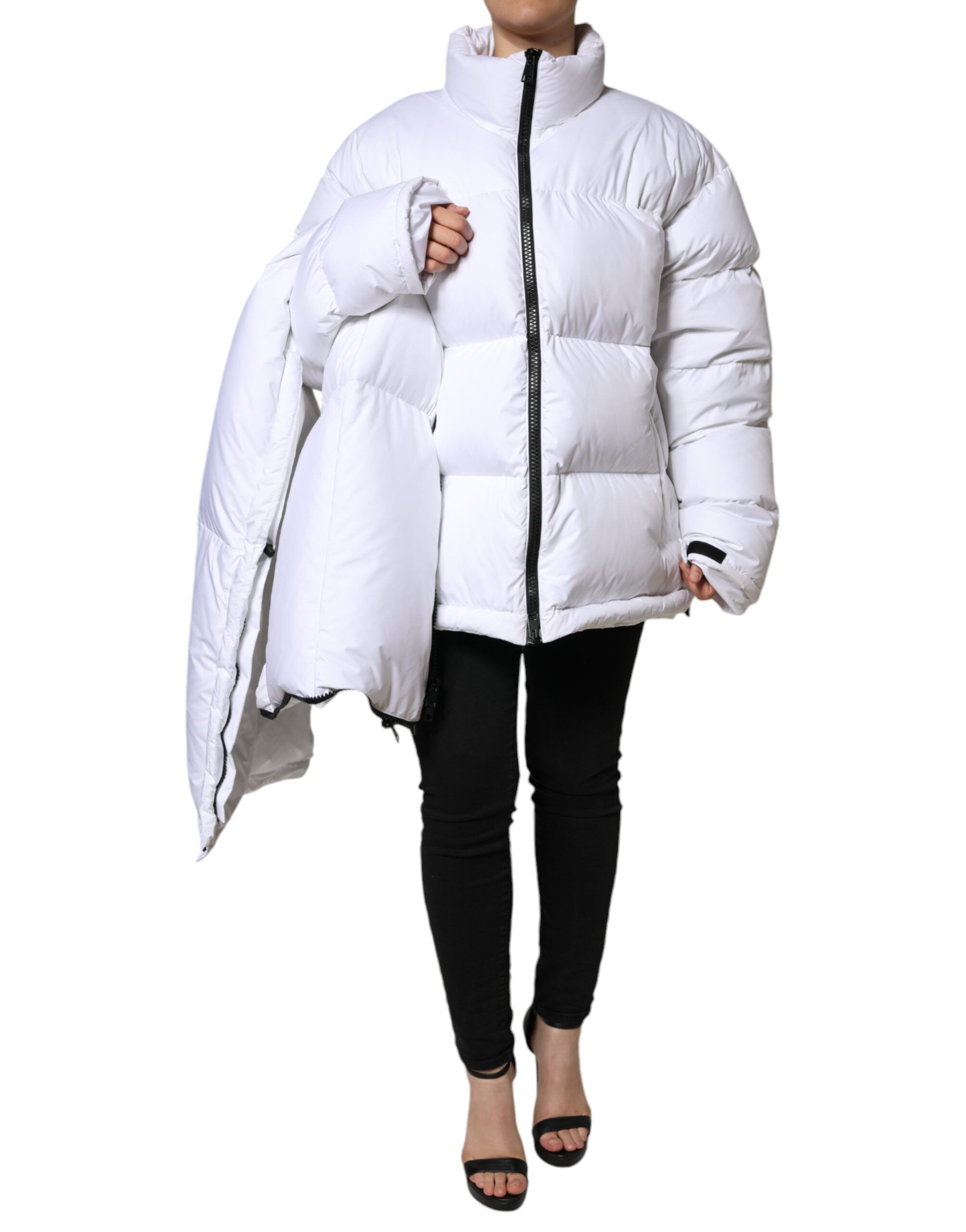 Puffer Quilted Full Zip Coat Women's Jacket - Dolce & Gabbana - Modalova