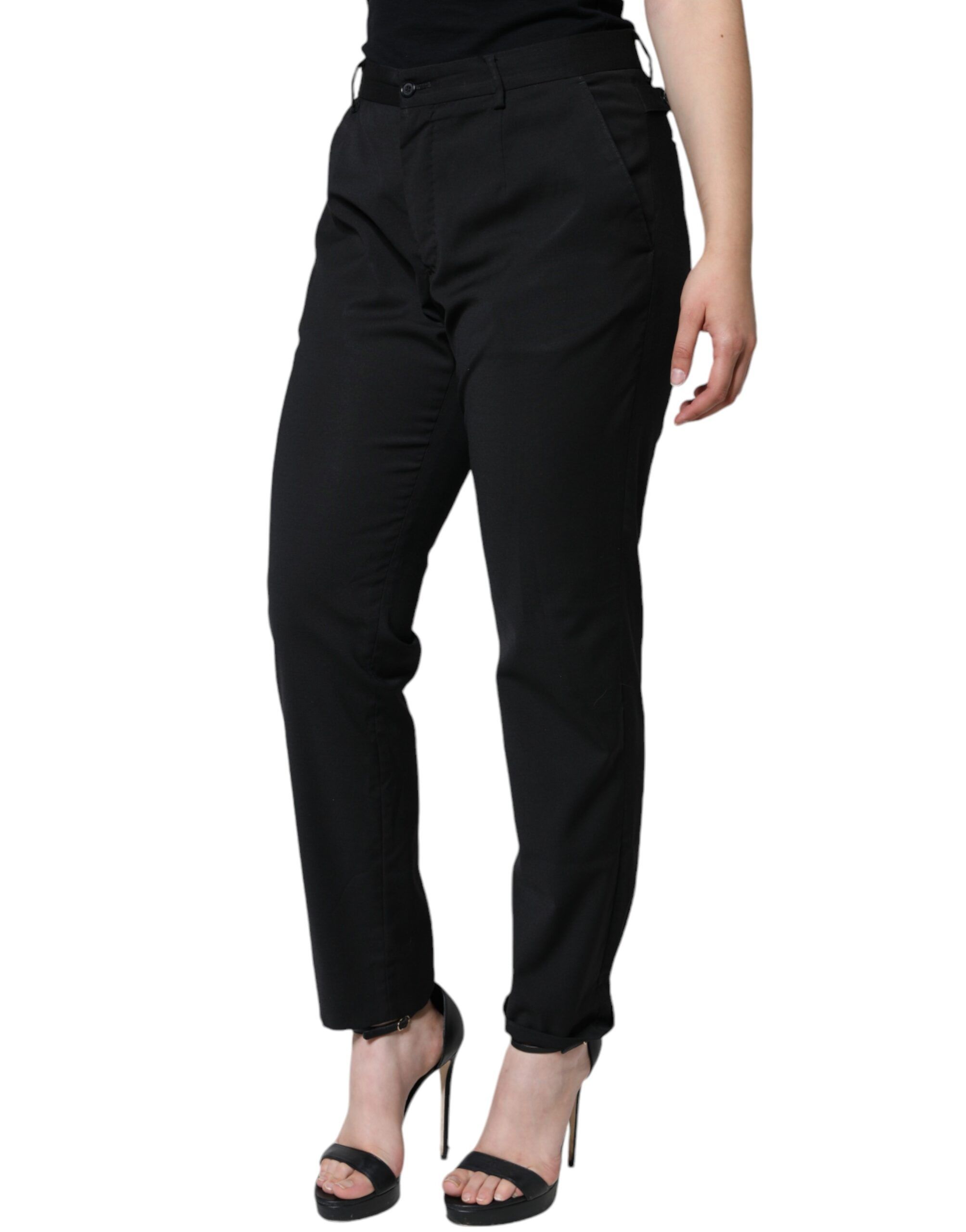 Polyester High Waist Tapered Women's Pants (Pre-Owned) - Dolce & Gabbana - Modalova
