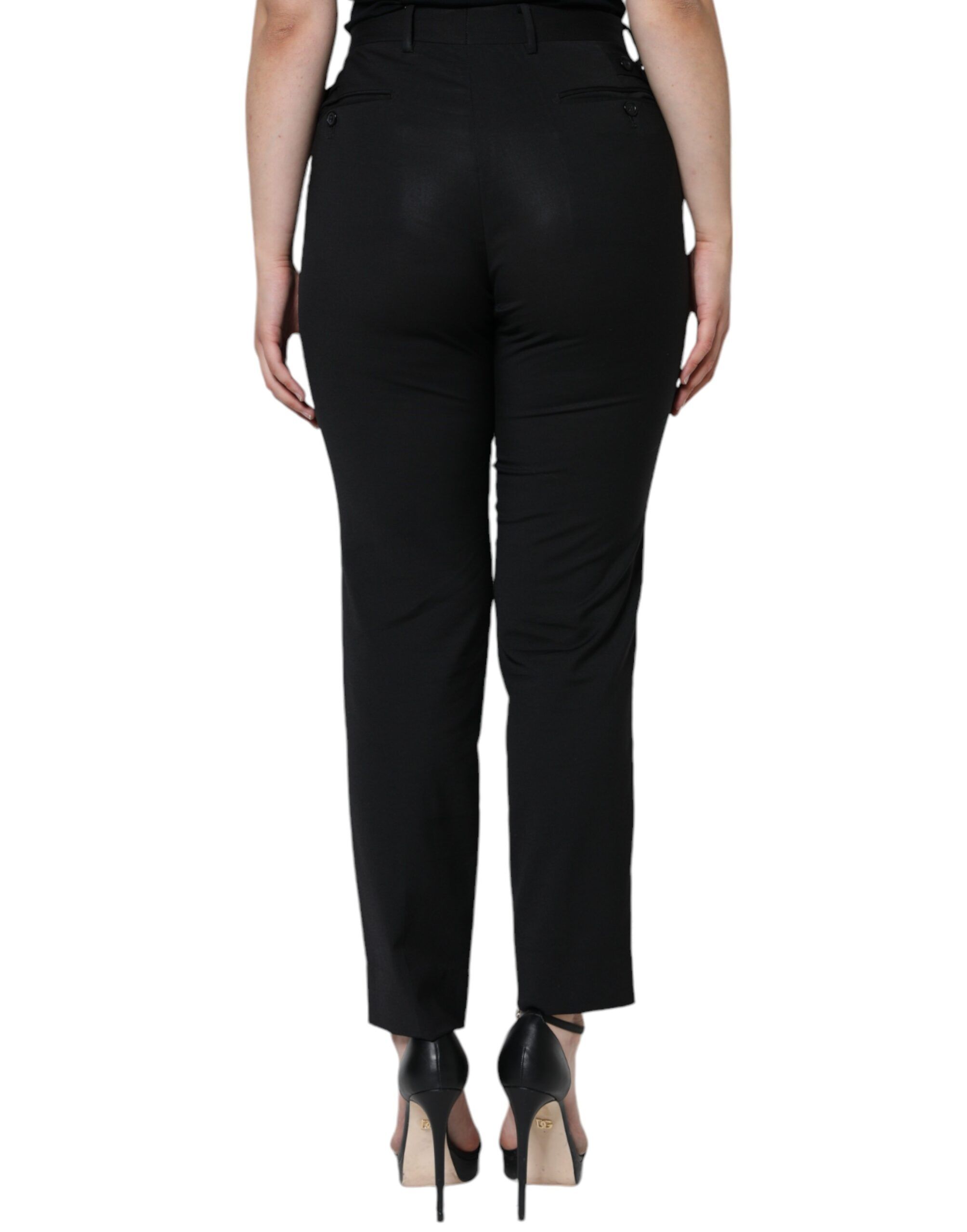 Polyester High Waist Tapered Women's Pants (Pre-Owned) - Dolce & Gabbana - Modalova