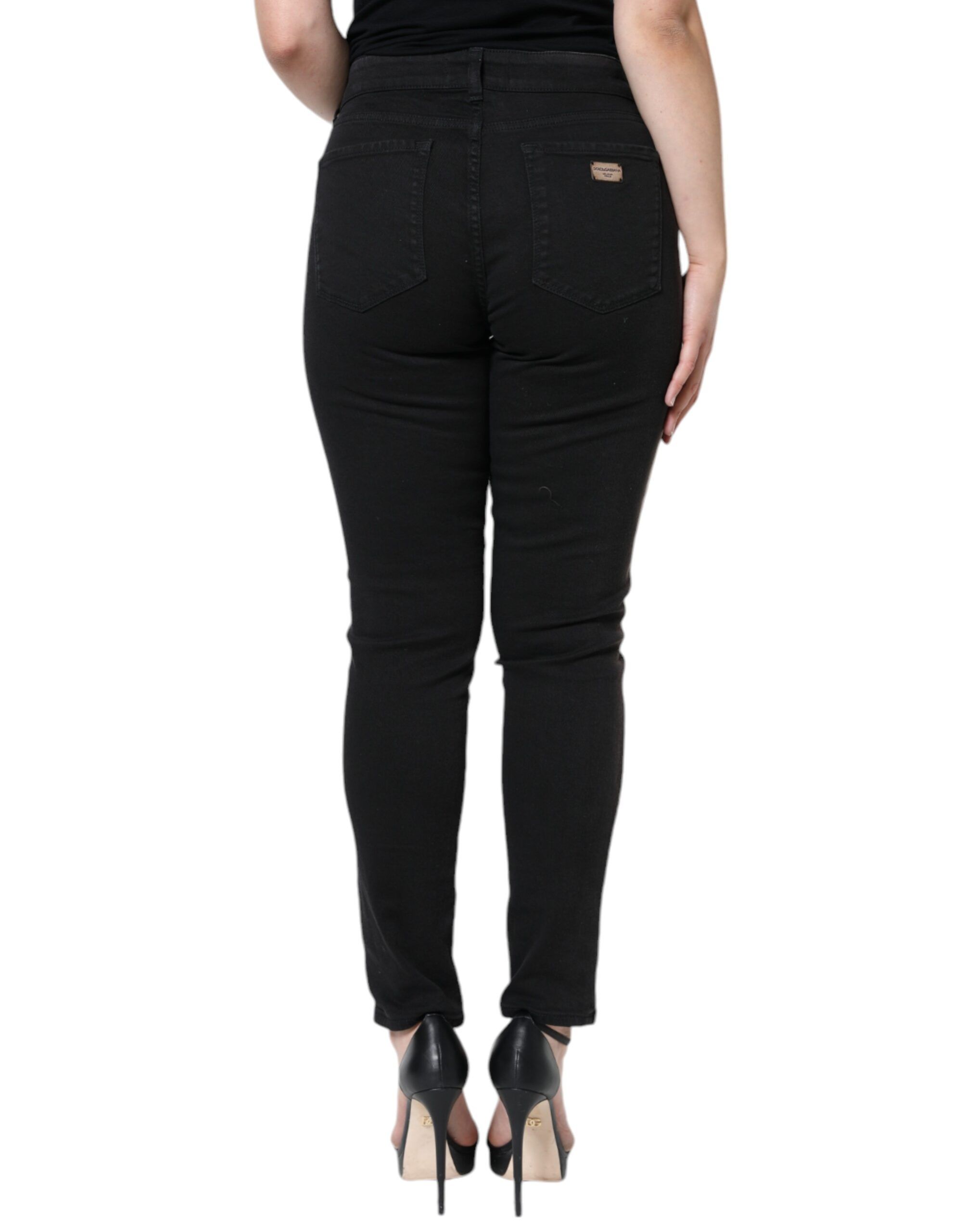 Cotton Stretch Skinny Denim Women's Jeans - Dolce & Gabbana - Modalova