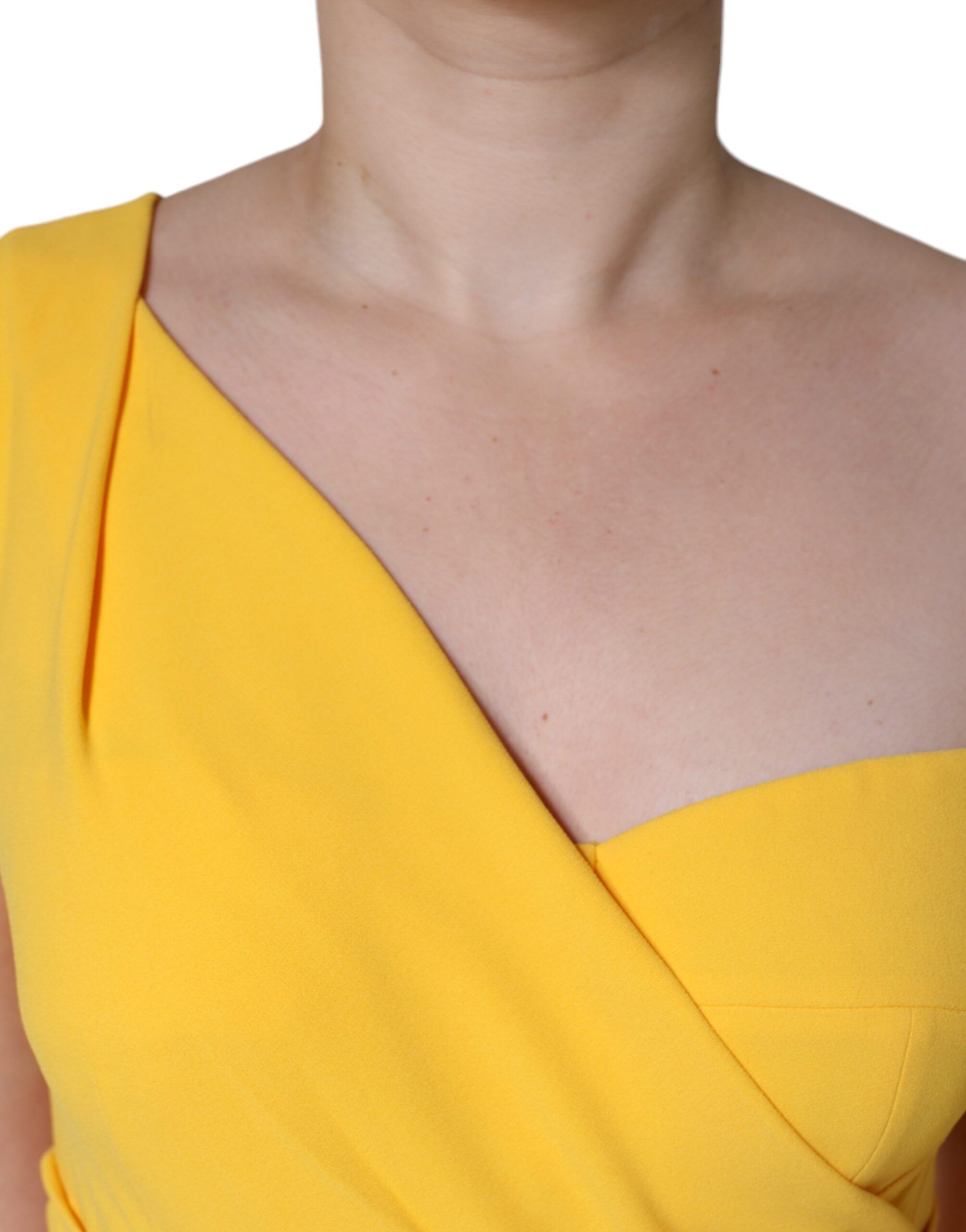One Shoulder Side Slit Midi Women's Dress (Pre-Owned) - Dolce & Gabbana - Modalova
