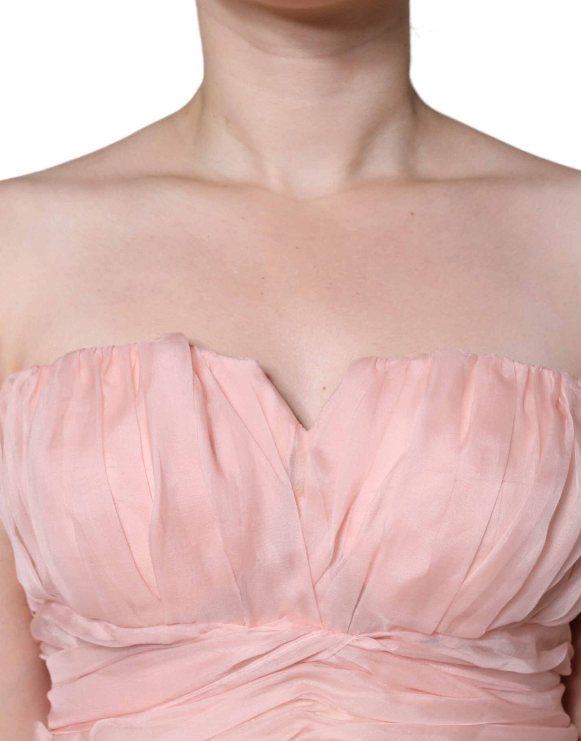Silk Strapless Maxi A-line Gown Women's Dress (Pre-Owned) - Dolce & Gabbana - Modalova
