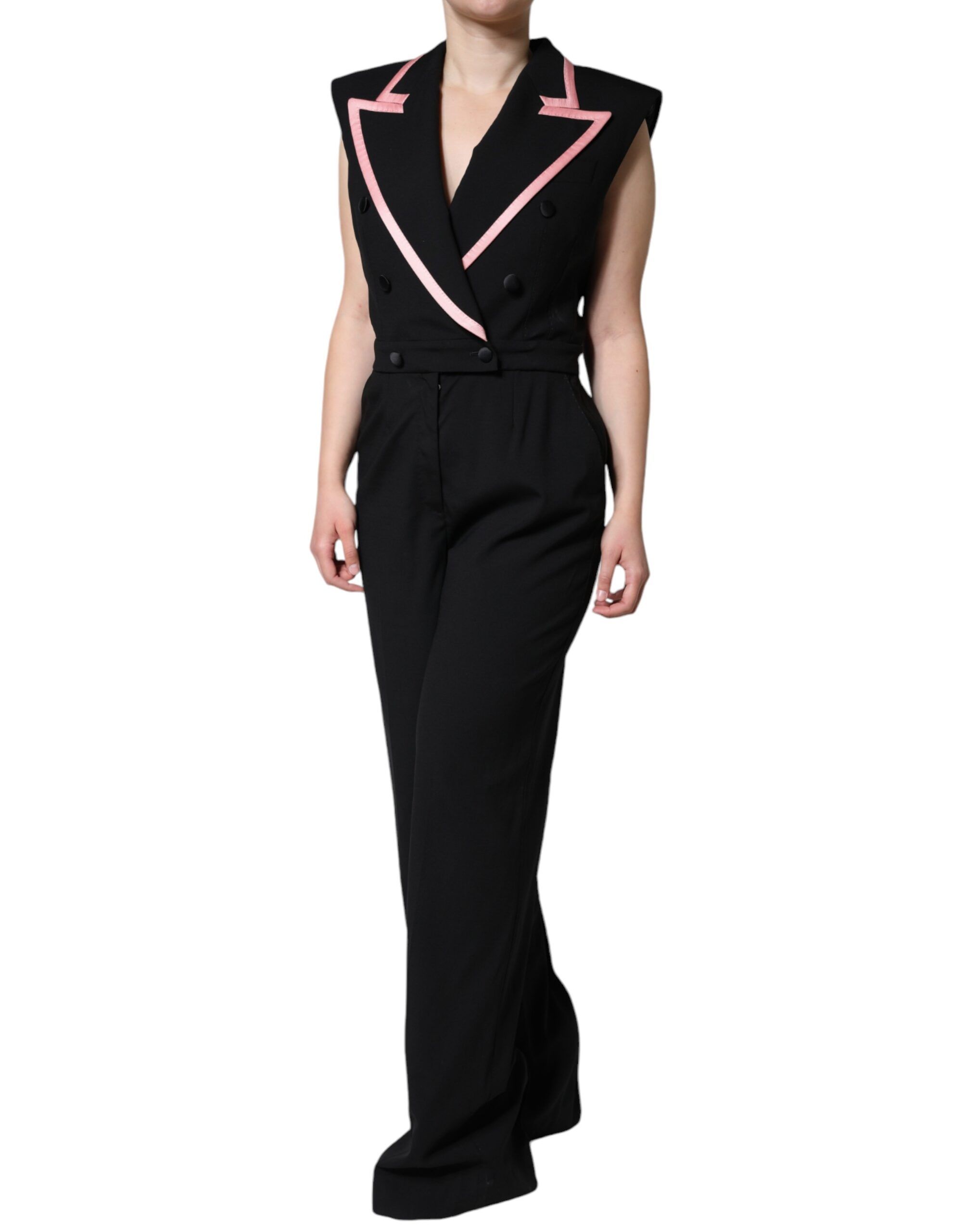 Wool Blend Sleeveless Jumpsuit Women's Dress - Dolce & Gabbana - Modalova