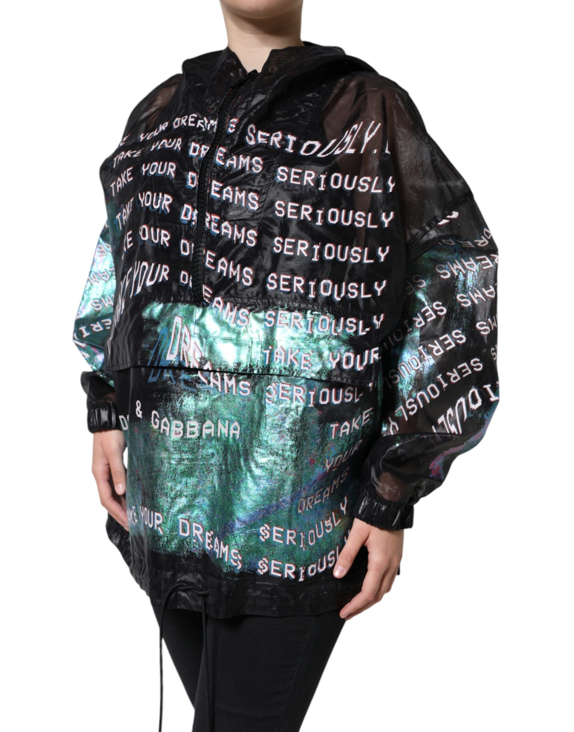 Print Hooded Sweatshirt Women's Sweater - Dolce & Gabbana - Modalova