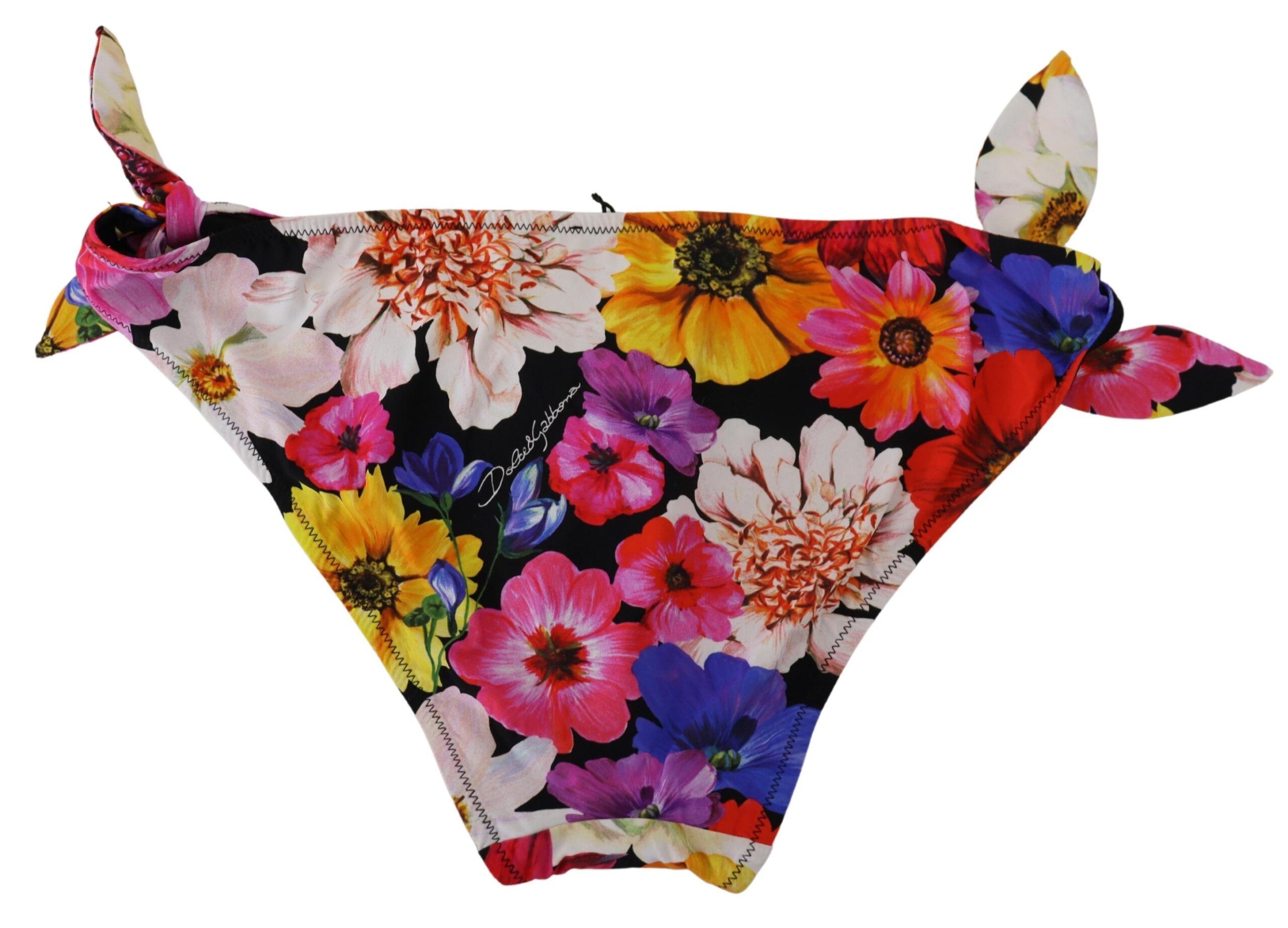 Floral Print Swimsuit Bikini Bottom Women's Swimwear - Dolce & Gabbana - Modalova