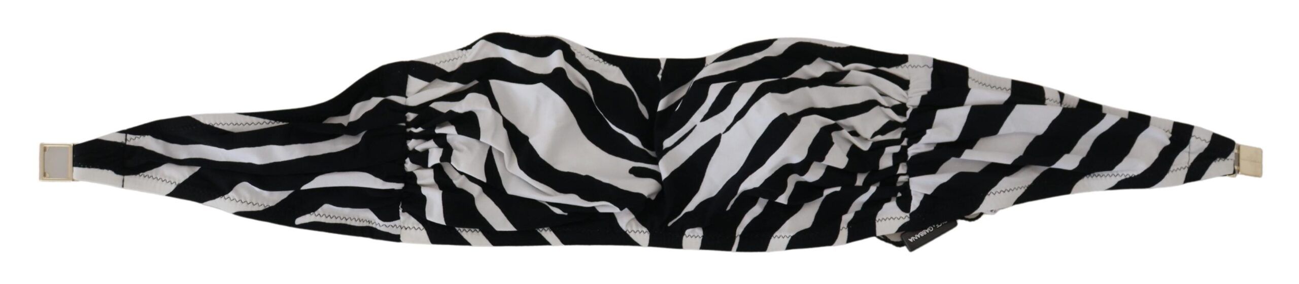 Blue White Cotton Striped Button Fly Shorts Men's Swimwear - Dolce & Gabbana - Modalova