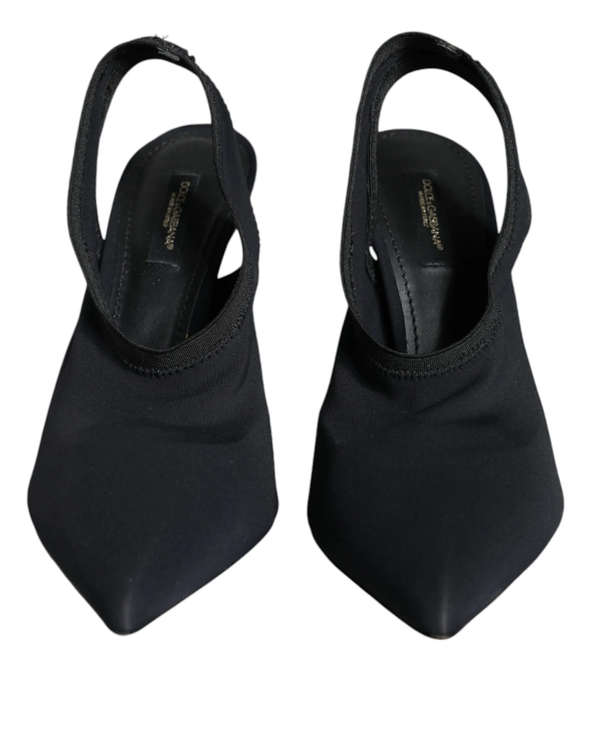 Jersey Stretch Heels Slingback Women's Shoes (Pre-Owned) - Dolce & Gabbana - Modalova