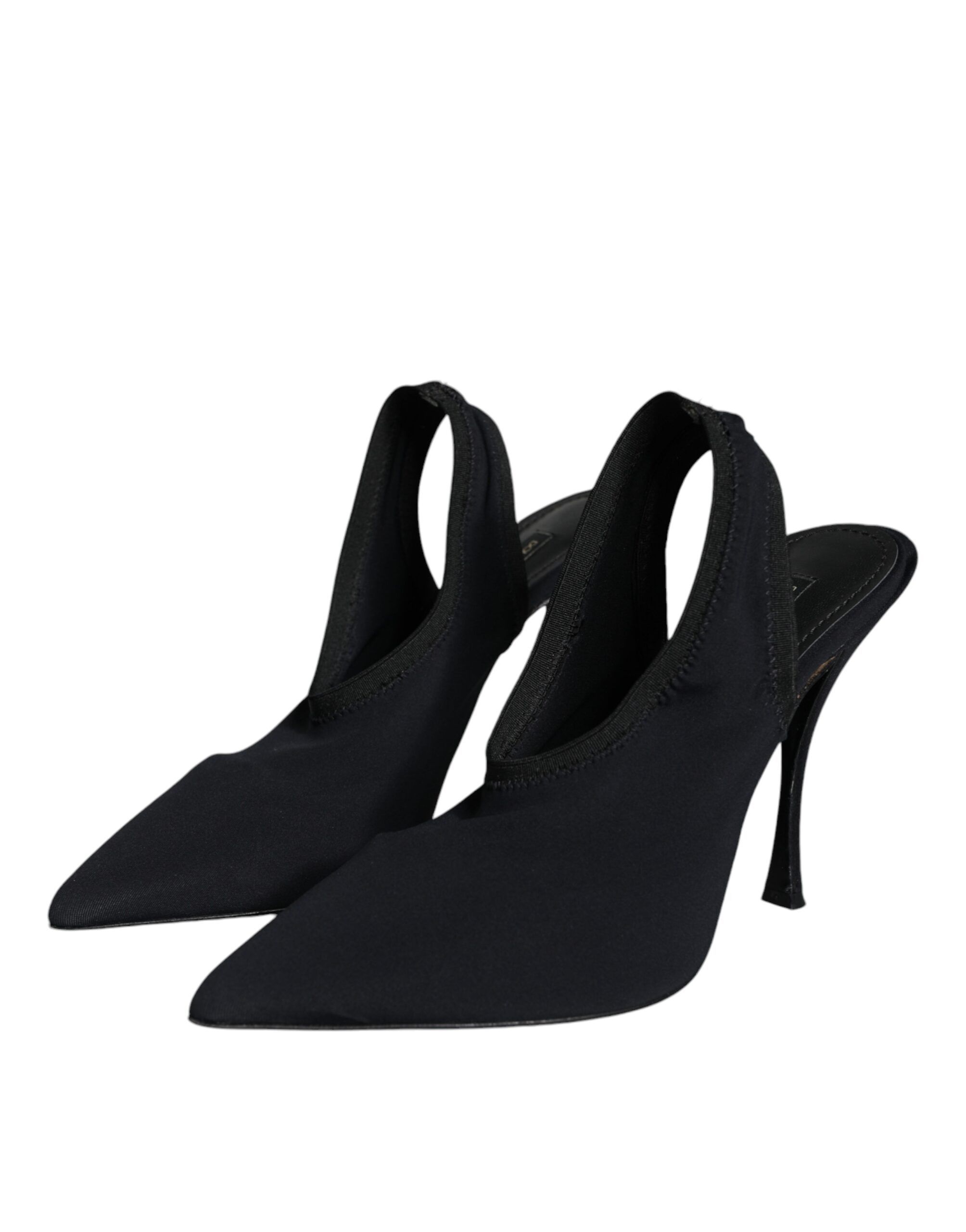 Jersey Stretch Heels Slingback Women's Shoes (Pre-Owned) - Dolce & Gabbana - Modalova