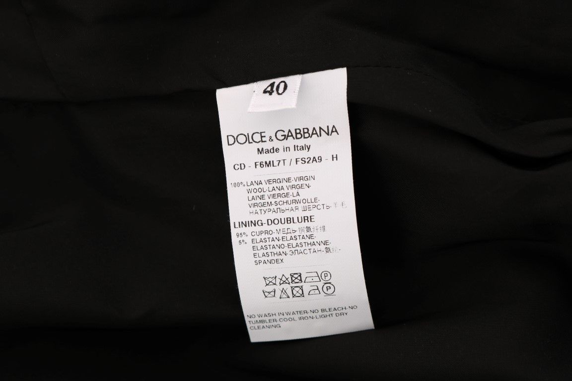 Polka Dotted Sheath Wool Women's Dress - Dolce & Gabbana - Modalova