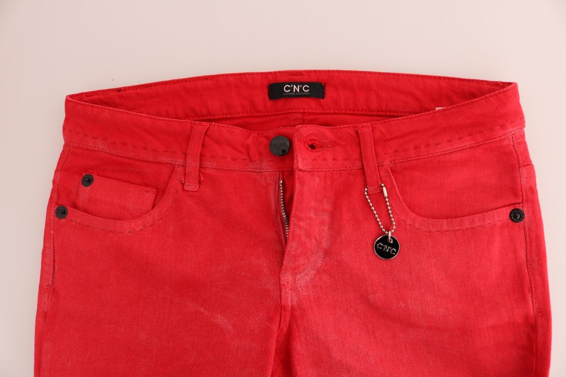 Cotton Stretch Slim Women's Jeans - Costume National - Modalova