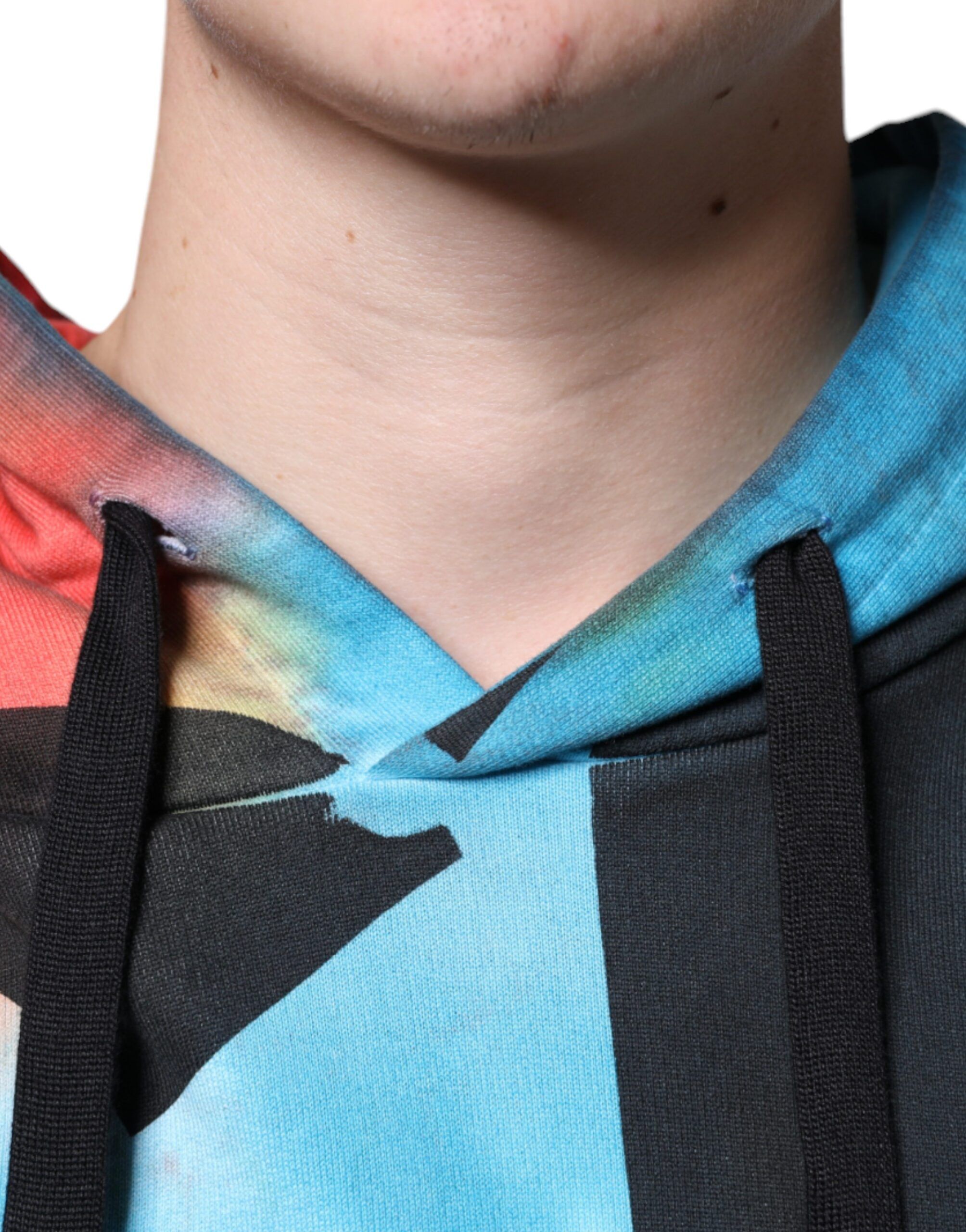 Tie Dye Hooded Sweatshirt Men's Sweater - Dolce & Gabbana - Modalova