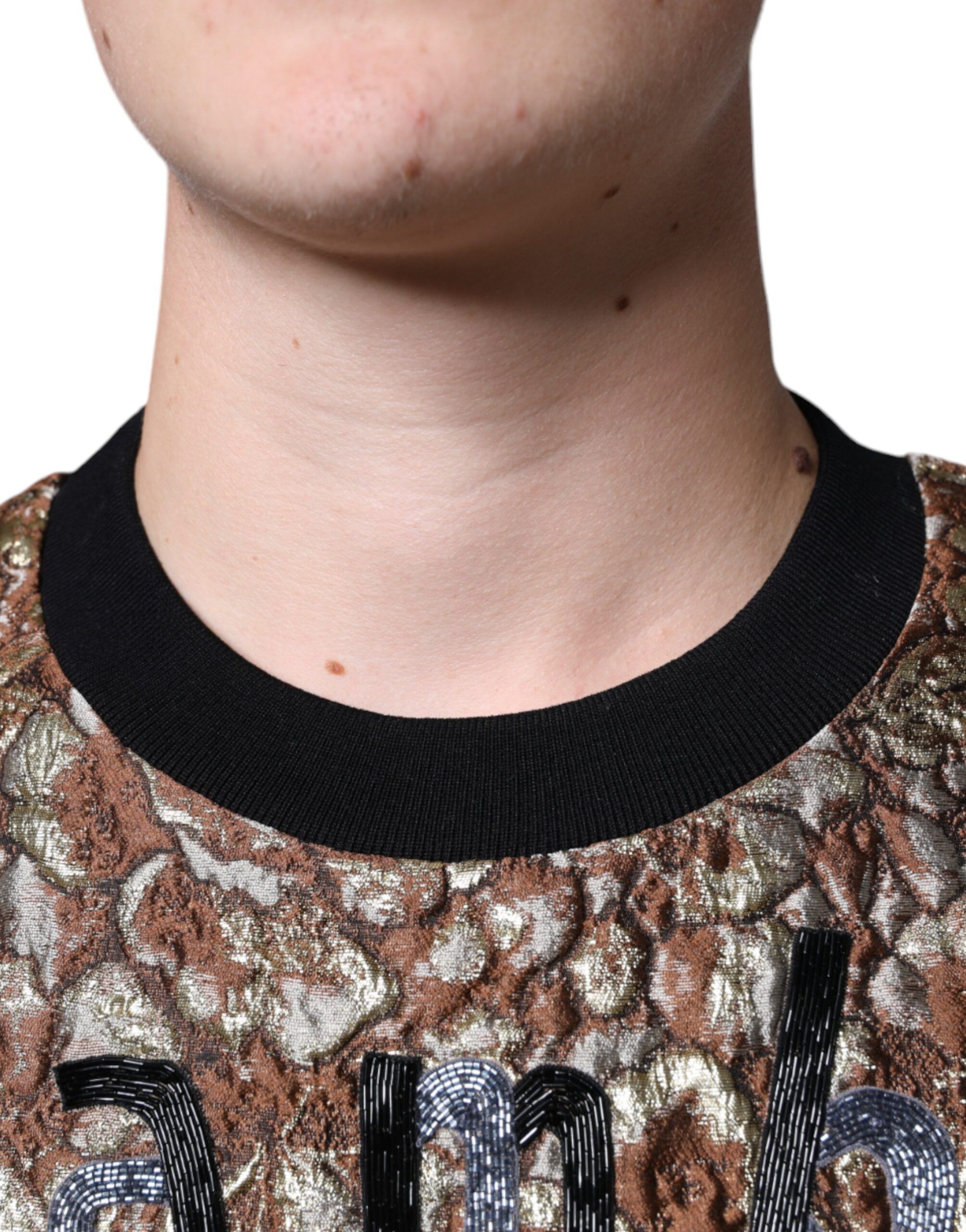 Jacquard Mambo Pineapple Pullover Men's Sweater (Pre-Owned) - Dolce & Gabbana - Modalova