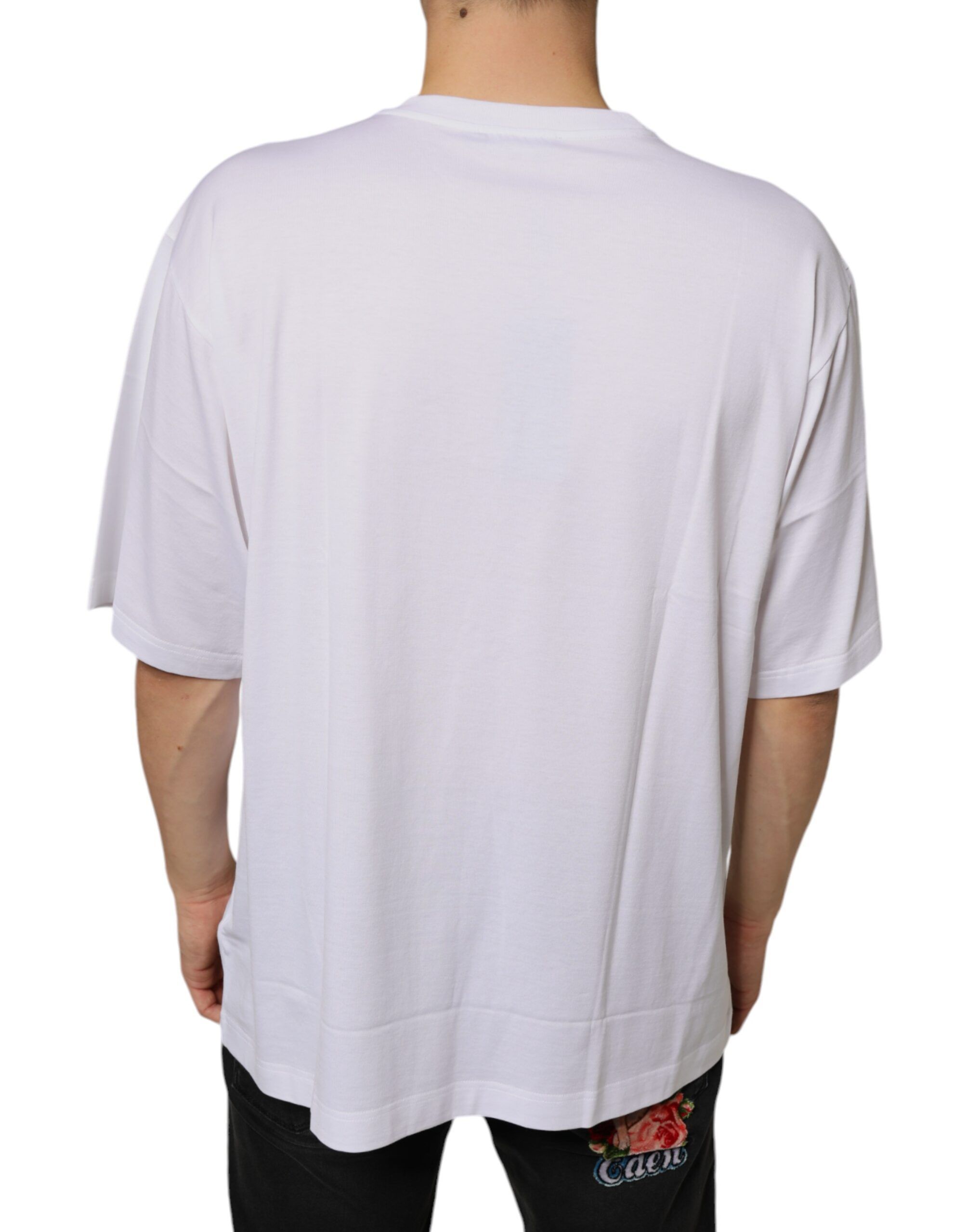 Metal DG Logo Cotton Short Sleeves Men's T-shirt - Dolce & Gabbana - Modalova