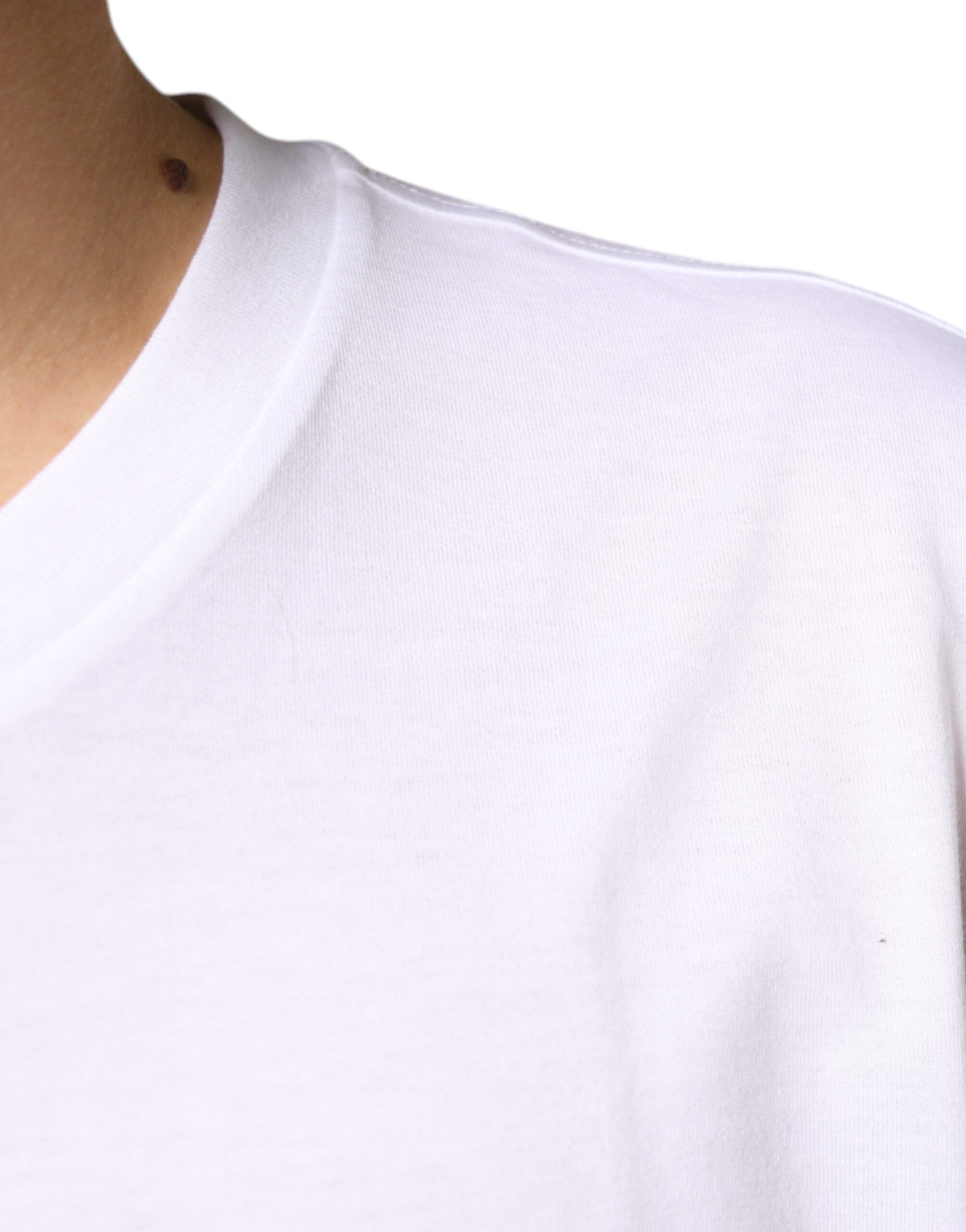 Metal DG Logo Cotton Short Sleeves Men's T-shirt - Dolce & Gabbana - Modalova