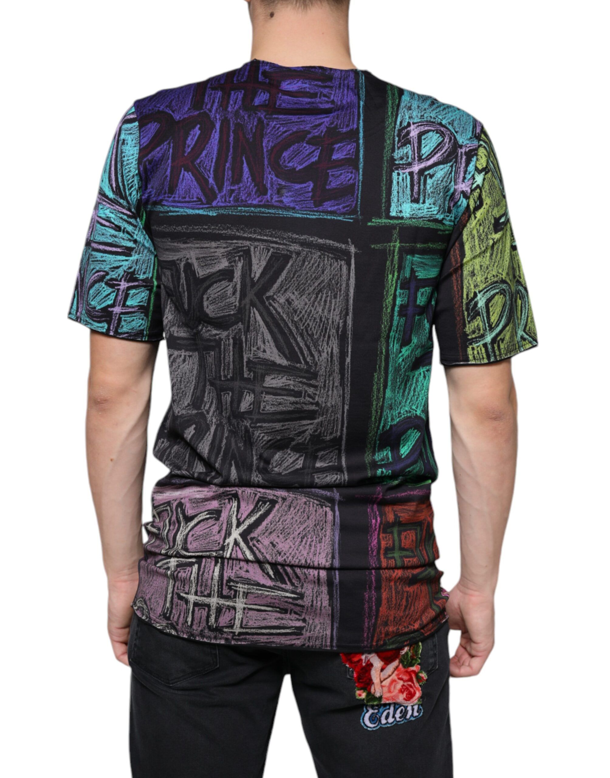 Graphic Print Cotton Men's T-shirt - Dolce & Gabbana - Modalova