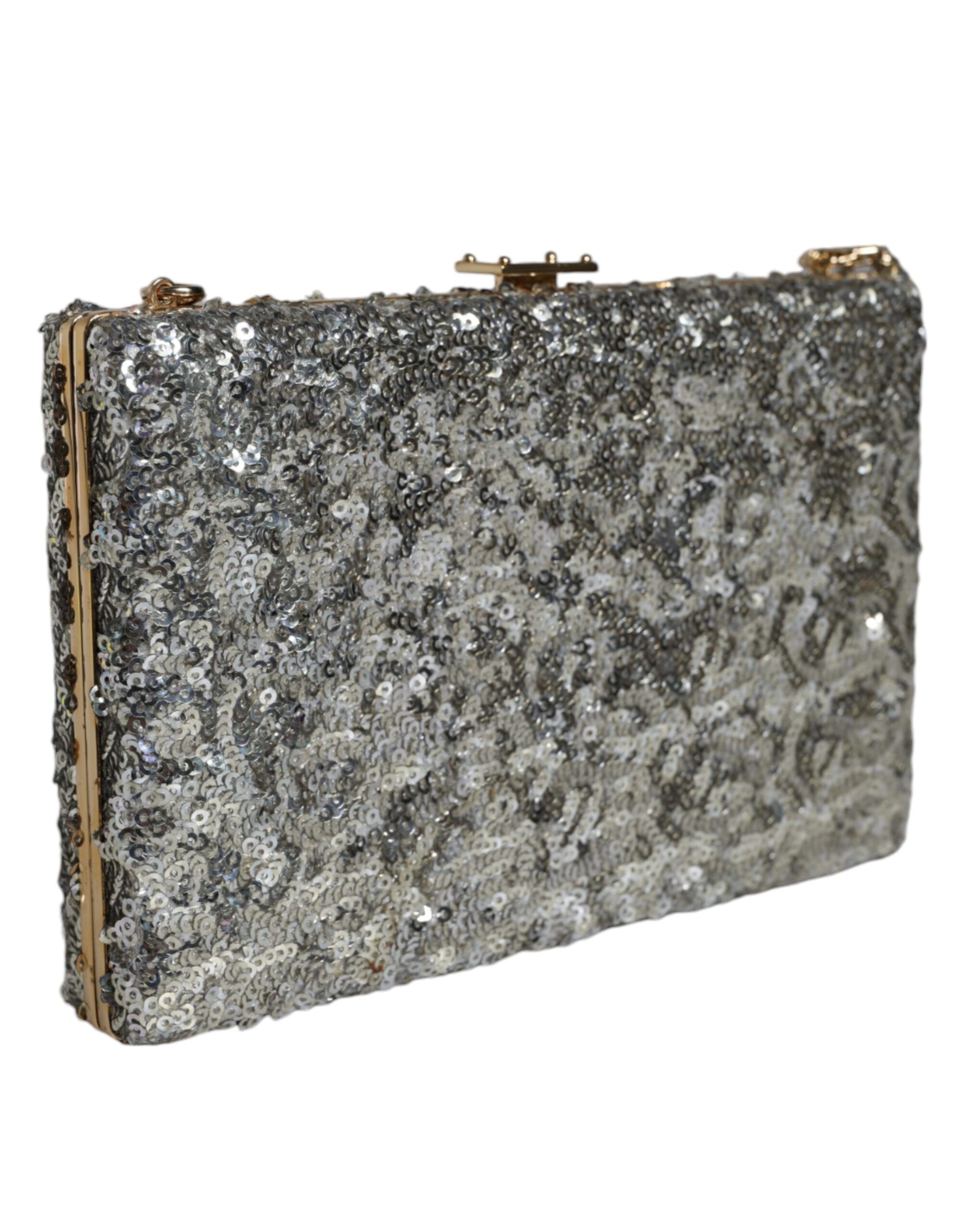 Sequined Clutch Evening Crossbody Women's Bag (Pre-Owned) - Dolce & Gabbana - Modalova