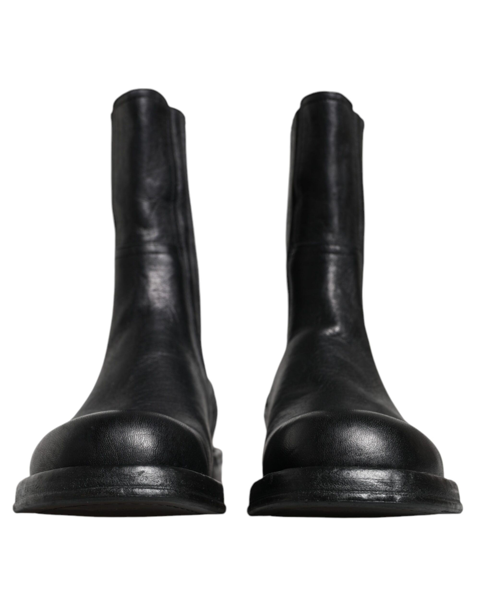 Horse Leather Mid Calf Boots Men's Shoes (Pre-Owned) - Dolce & Gabbana - Modalova
