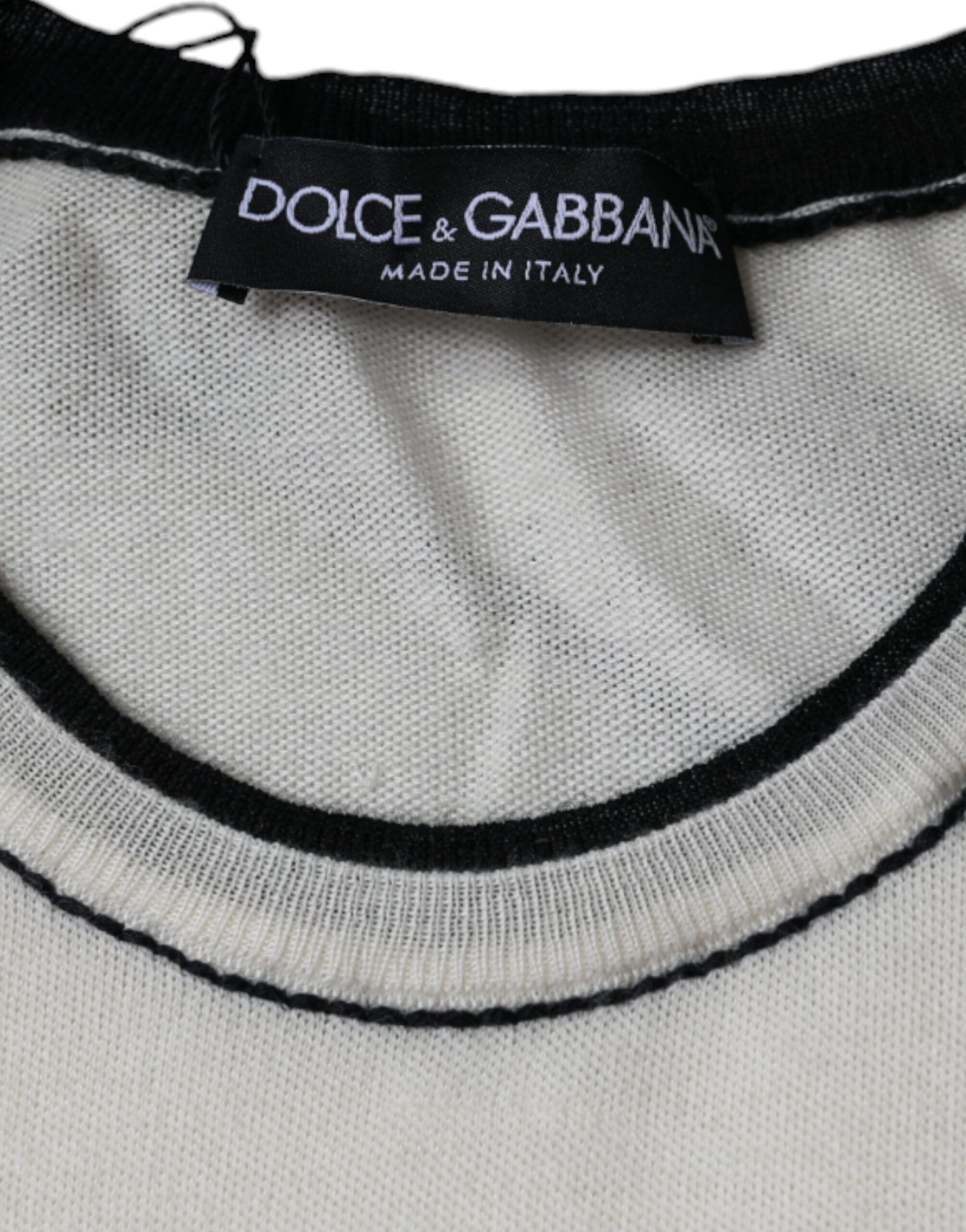 Cashmere Short Sleeves Men's T-shirt - Dolce & Gabbana - Modalova