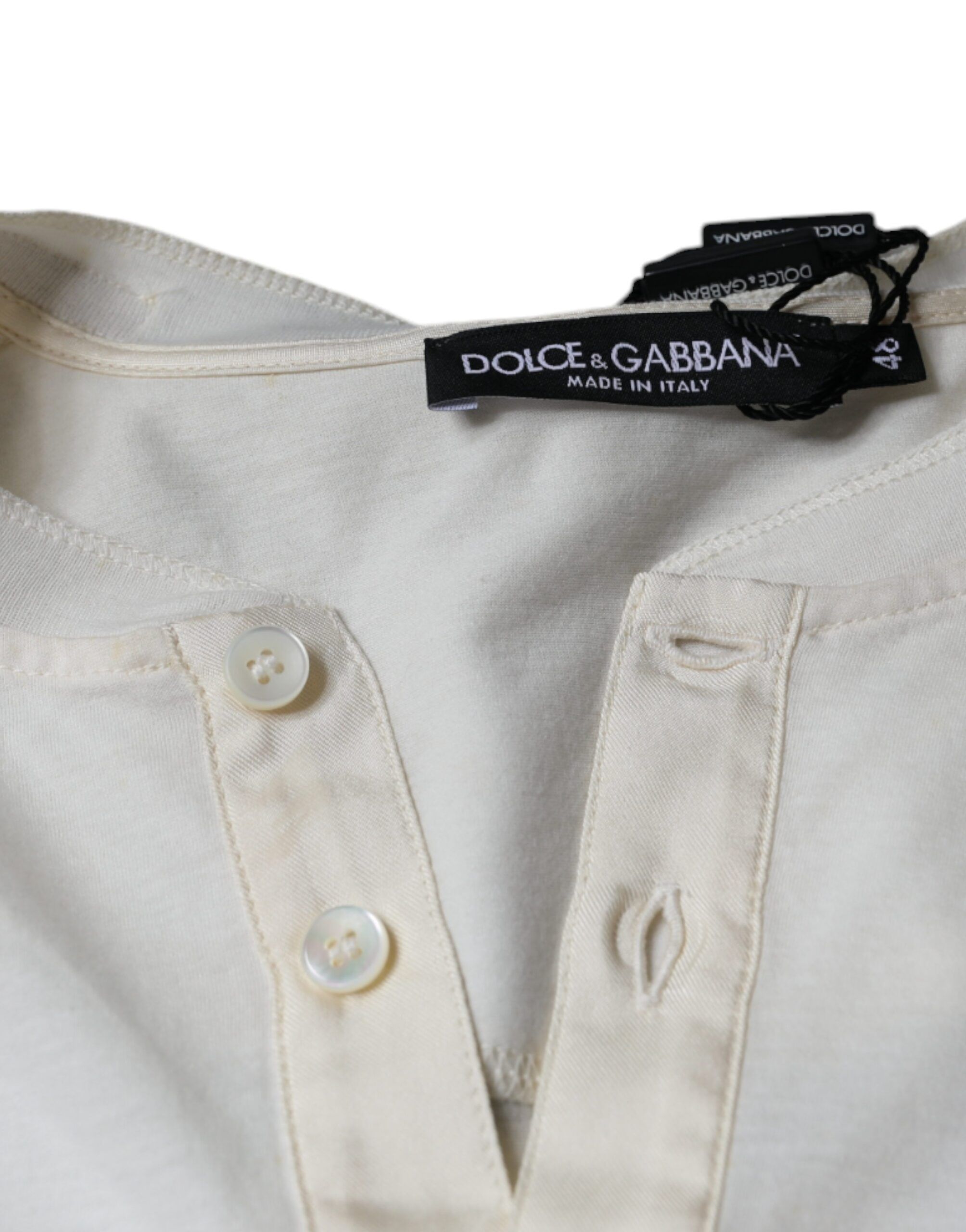 Cotton Short Sleeves Men's T-shirt - Dolce & Gabbana - Modalova