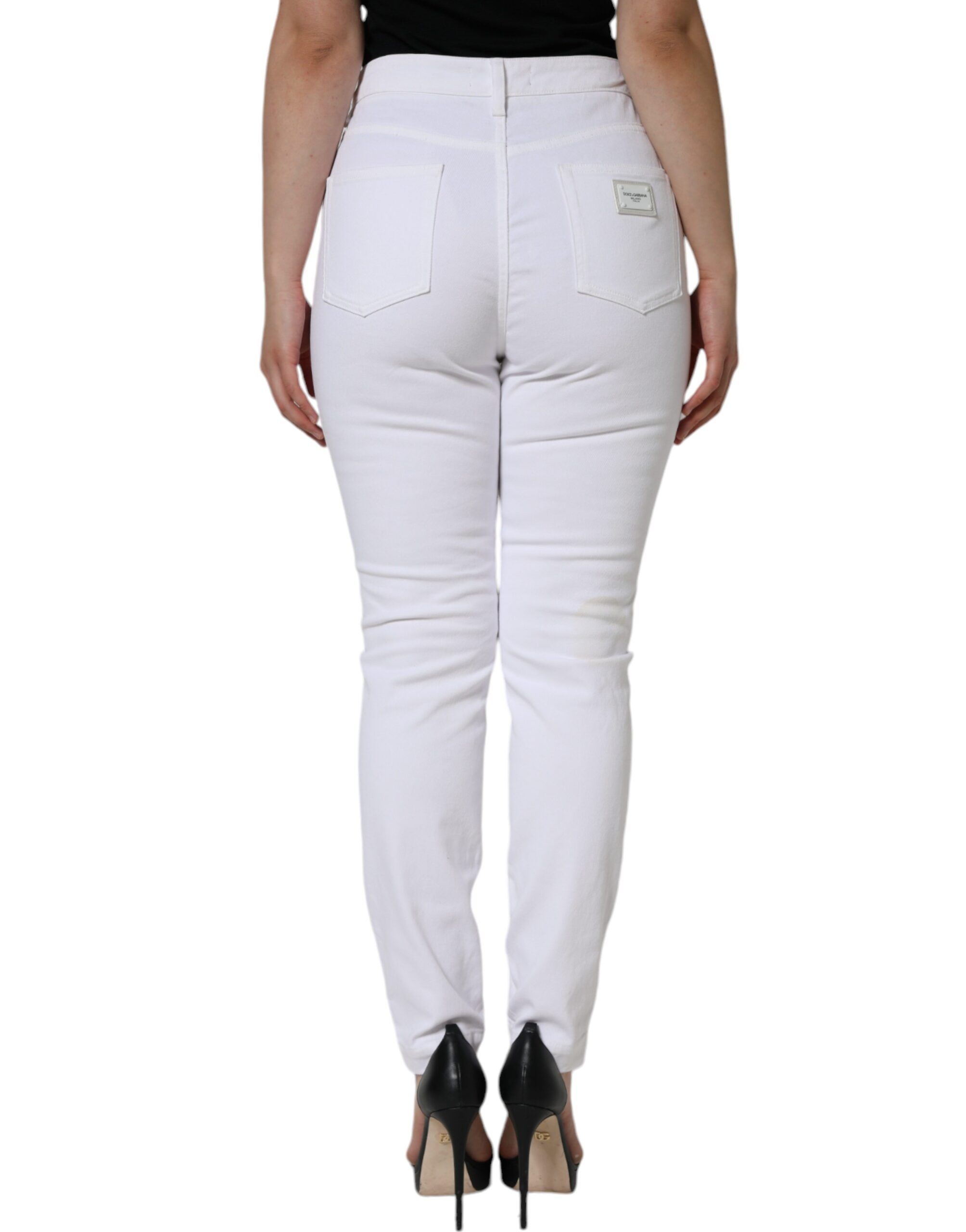 Cotton Stretch AUDREY Skinny Women's Jeans (Pre-Owned) - Dolce & Gabbana - Modalova