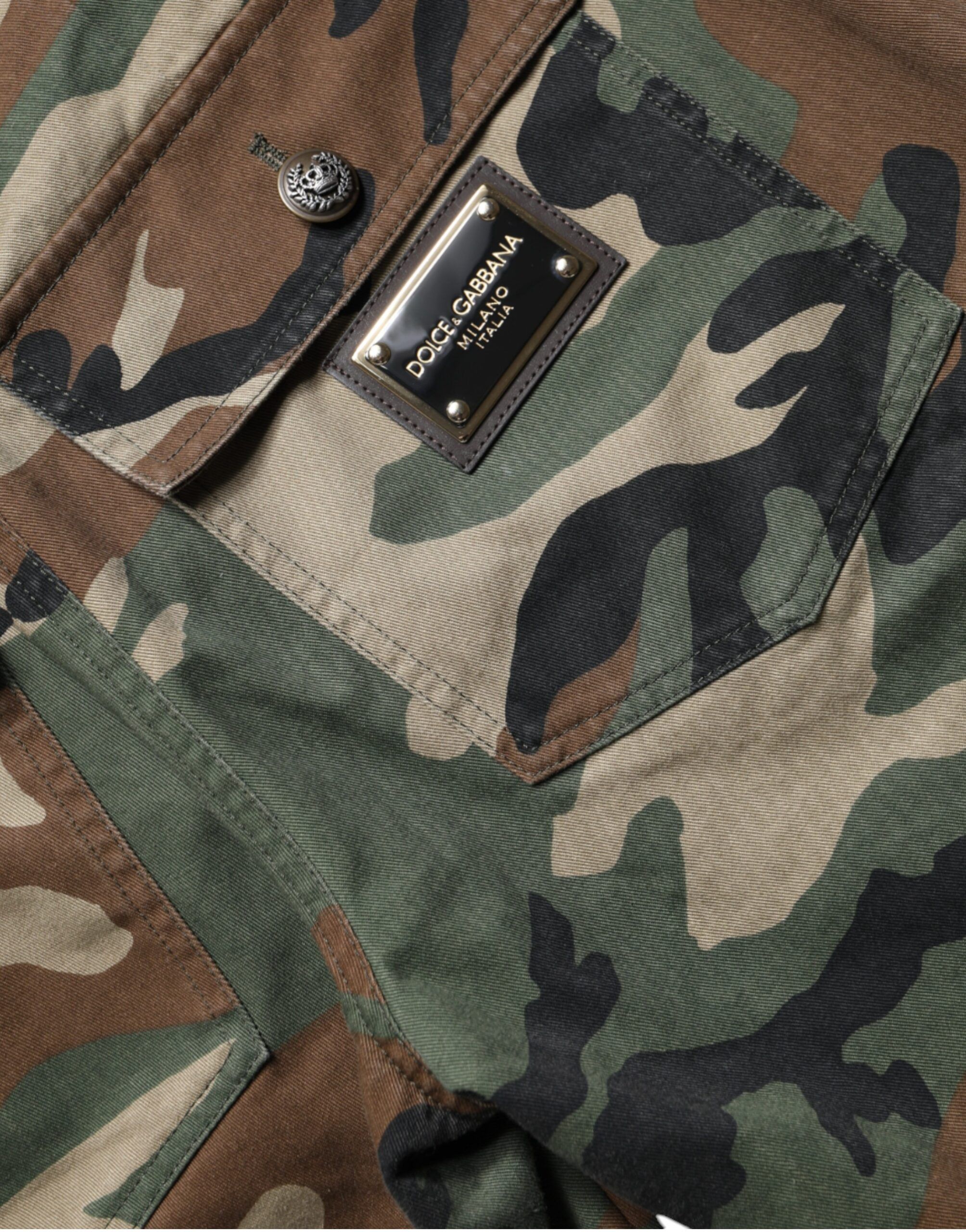 Camouflage Cargo Women's Pants - Dolce & Gabbana - Modalova