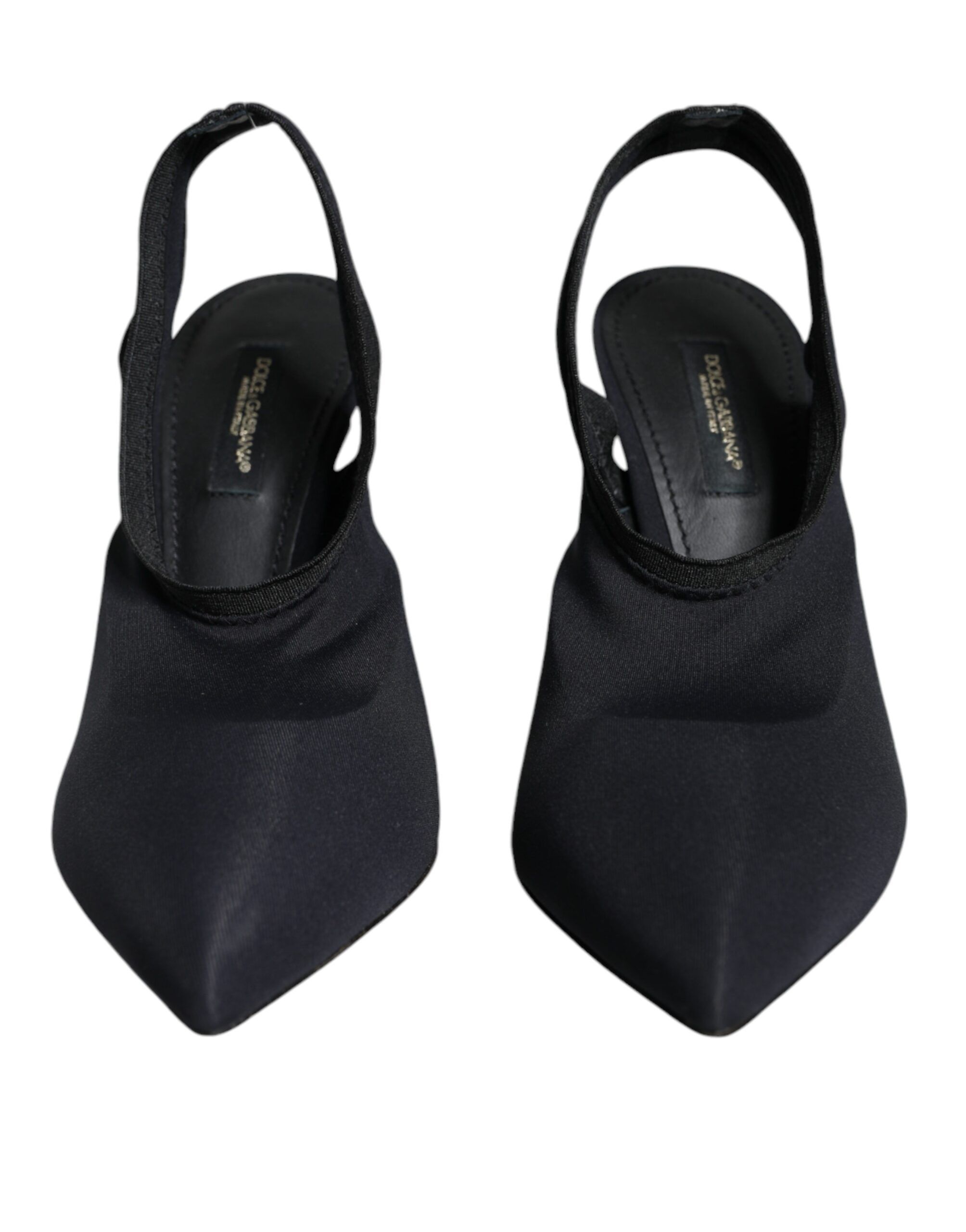 Jersey Stretch Heels Slingback Women's Shoes - Dolce & Gabbana - Modalova